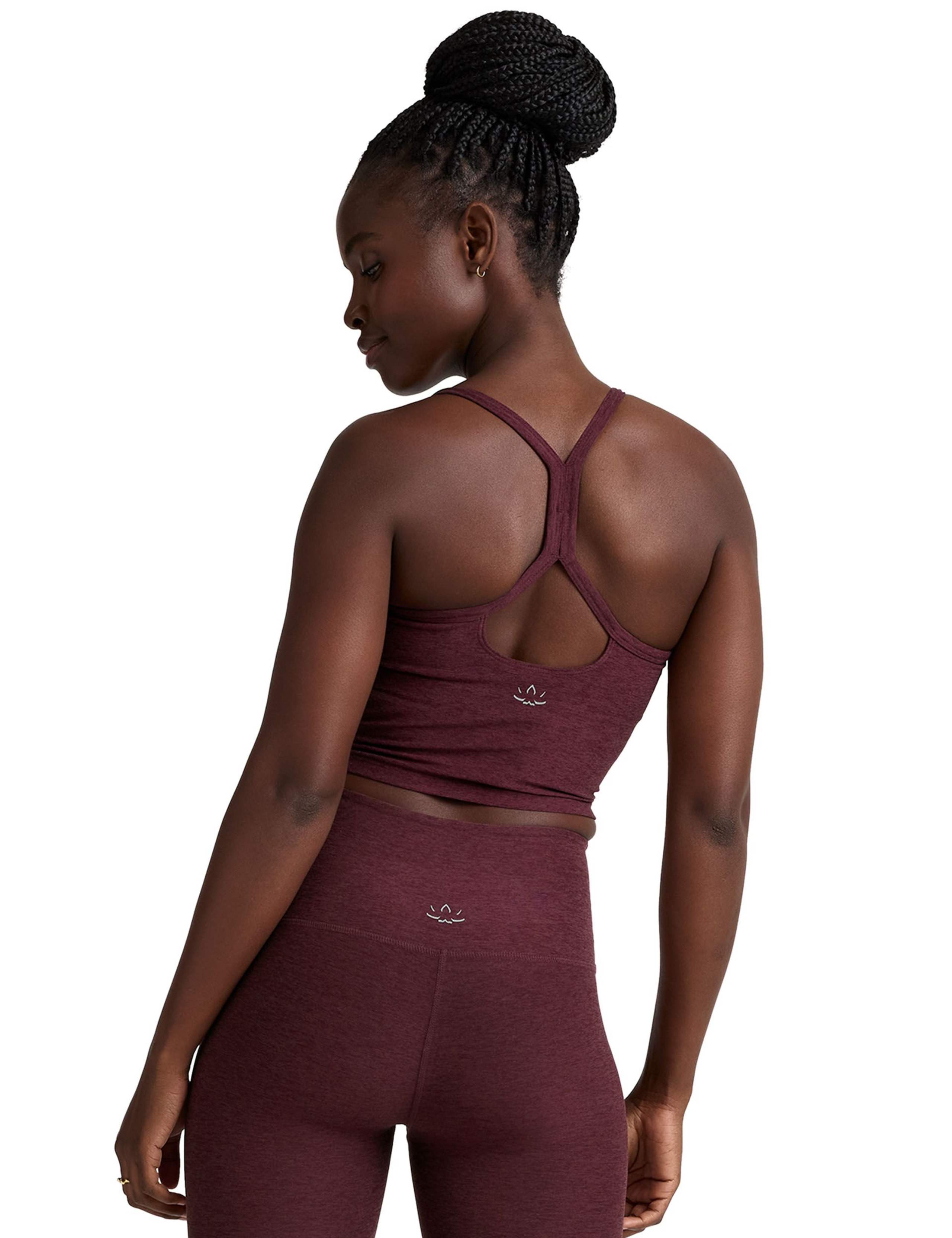 Spacedye Scoop Neck Racer Back Crop Vest Top 2 of 4