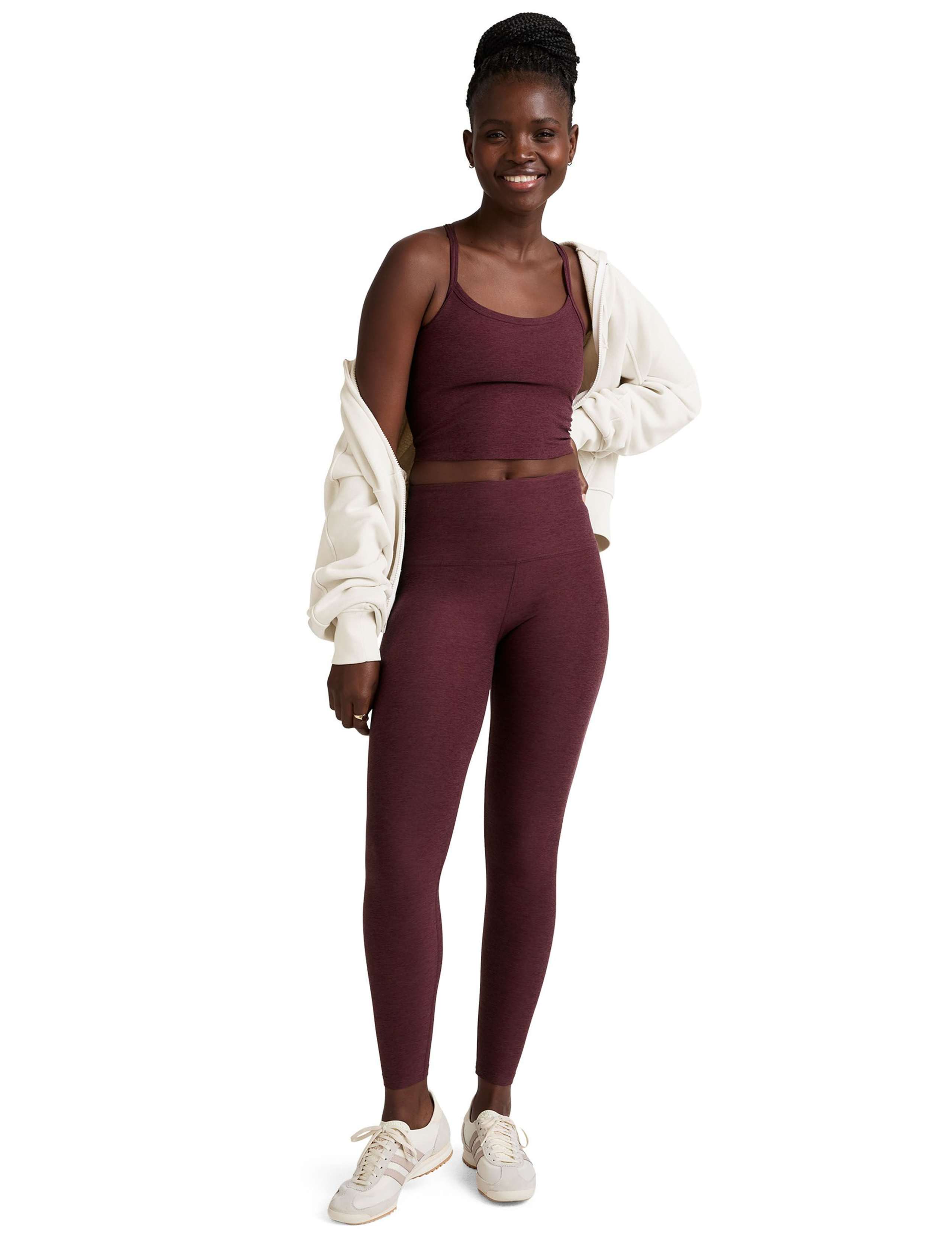 Spacedye Scoop Neck Racer Back Crop Vest Top 3 of 4