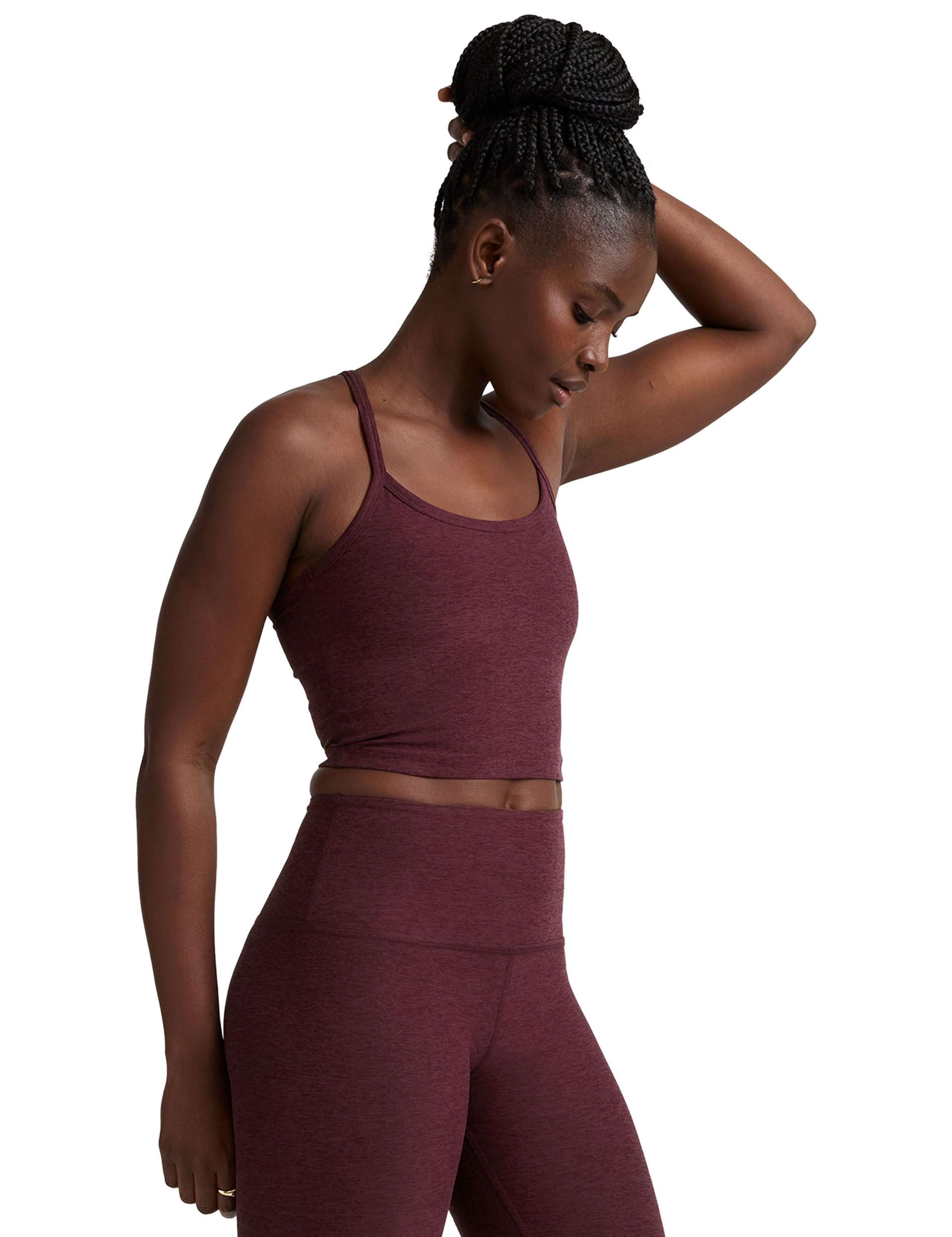 Spacedye Scoop Neck Racer Back Crop Vest Top 4 of 4