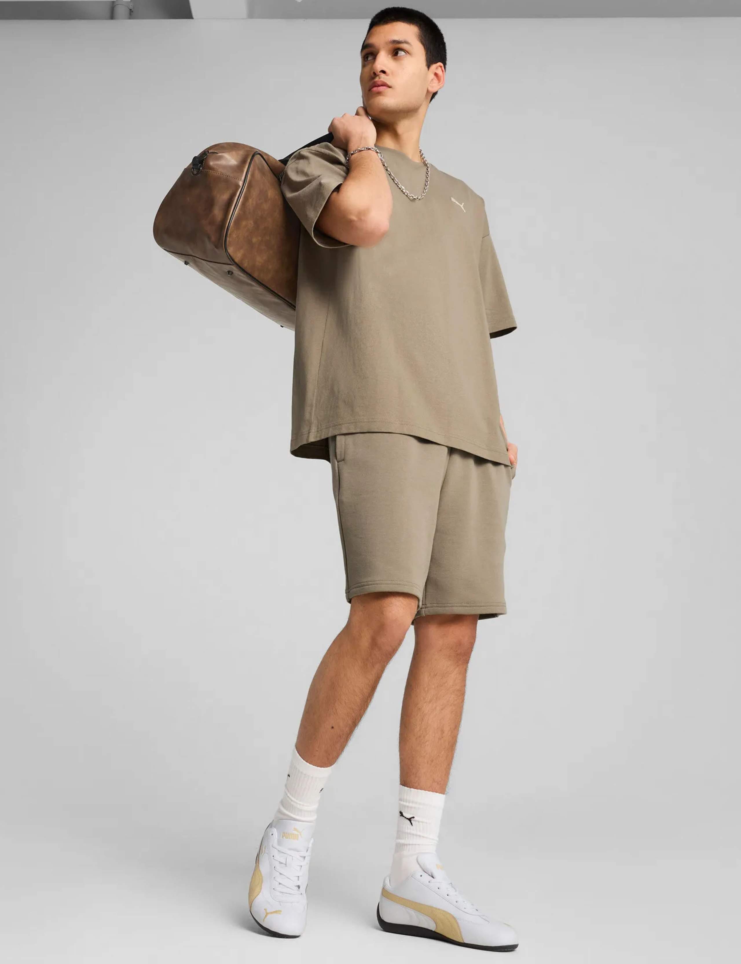 Pure Cotton Elasticated Waist Sports Shorts 3 of 4