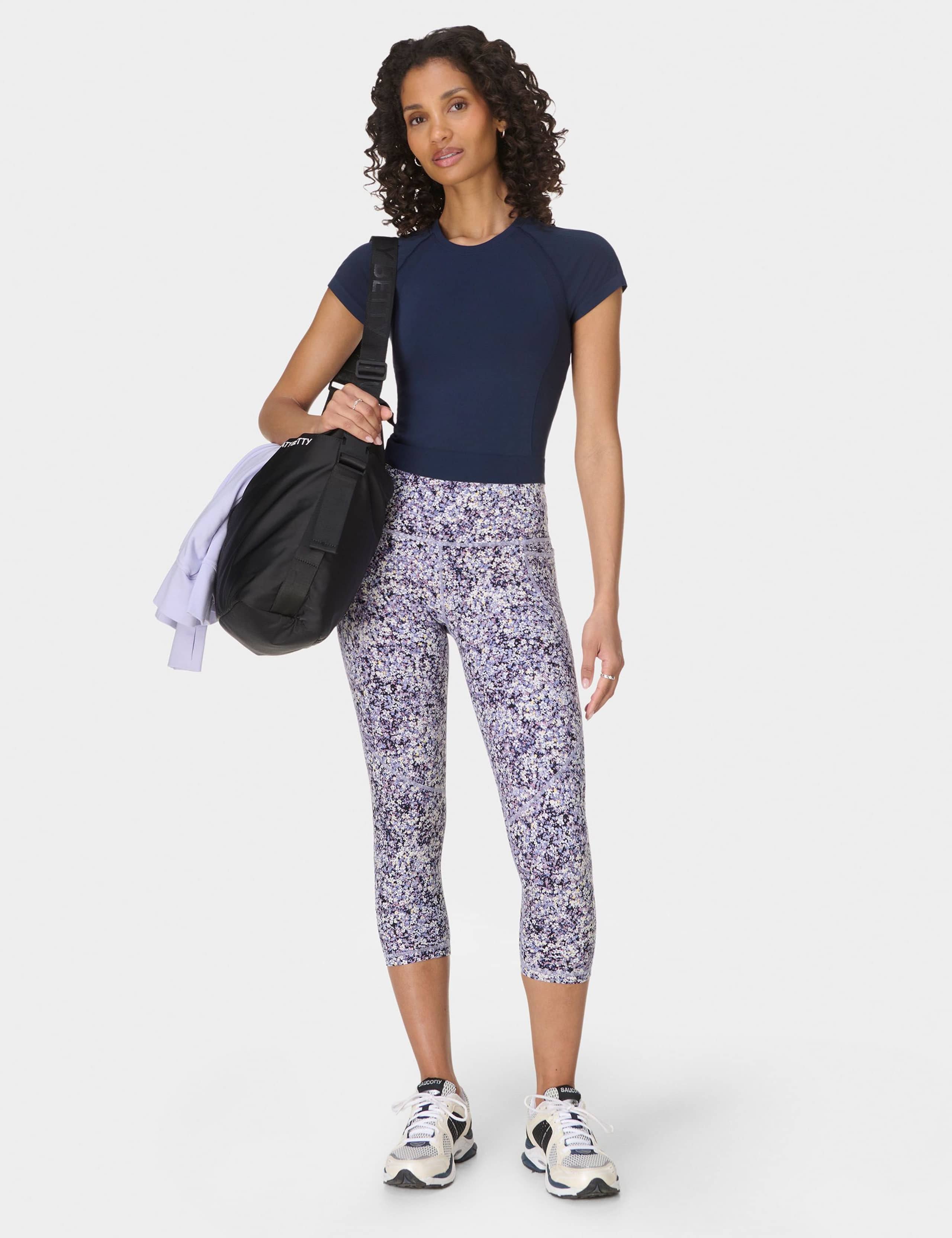 Power Printed Cropped Leggings 5 of 9