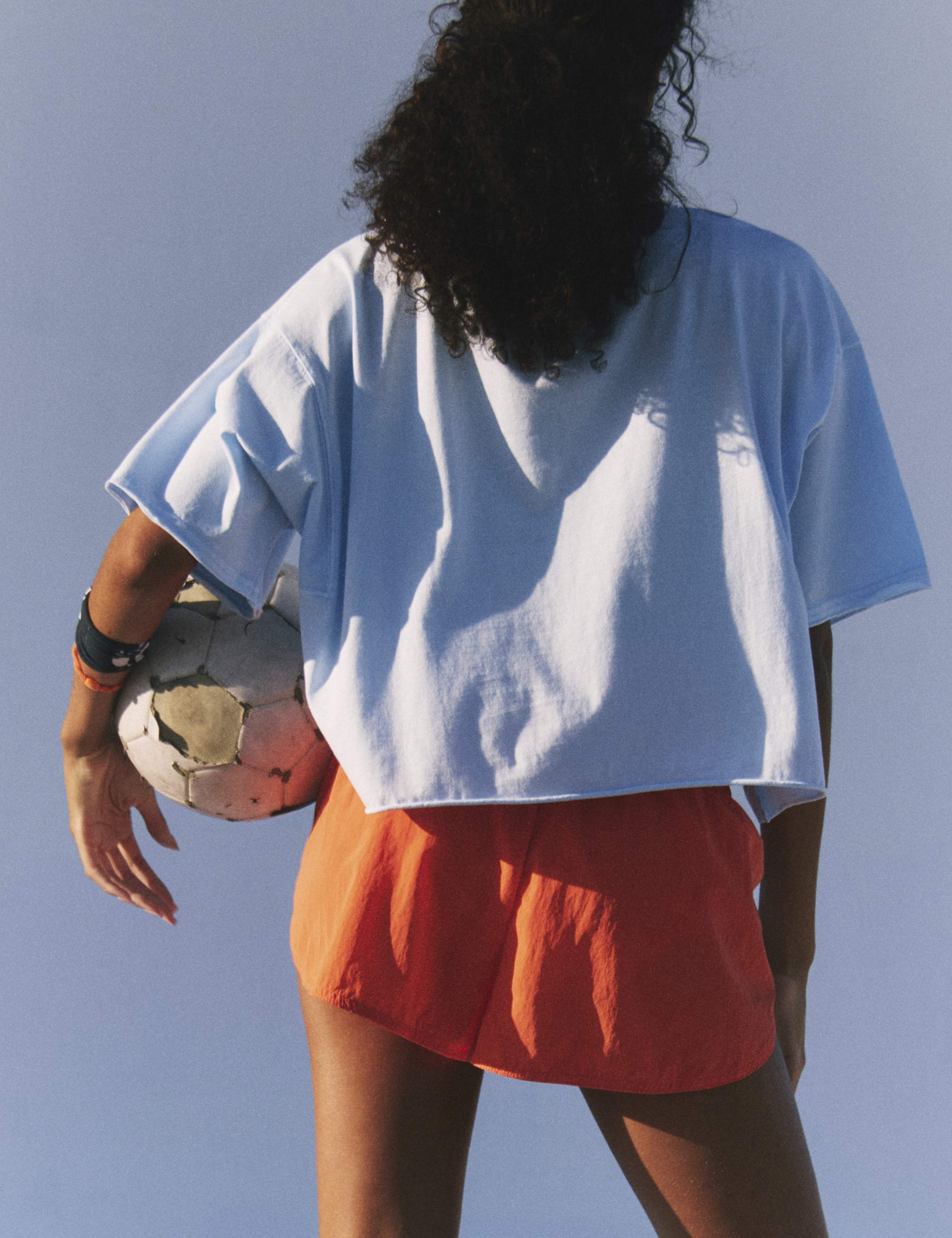 Inspire Pure Cotton Crew Neck Crop T-Shirt 9 of 10