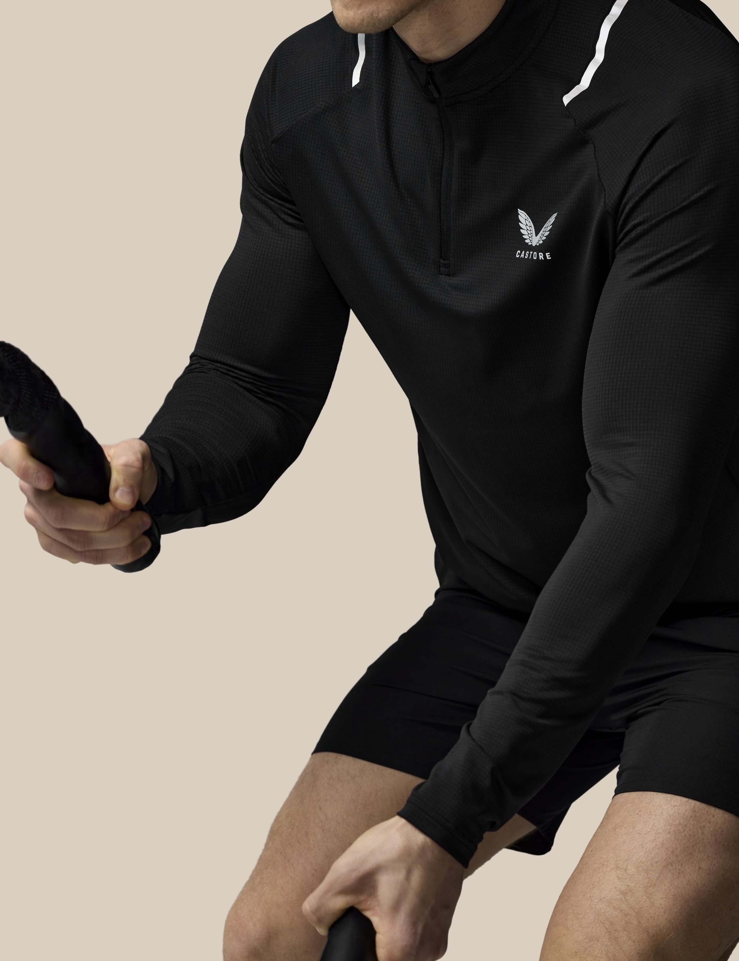 Funnel Neck Half Zip Training Top 4 of 6