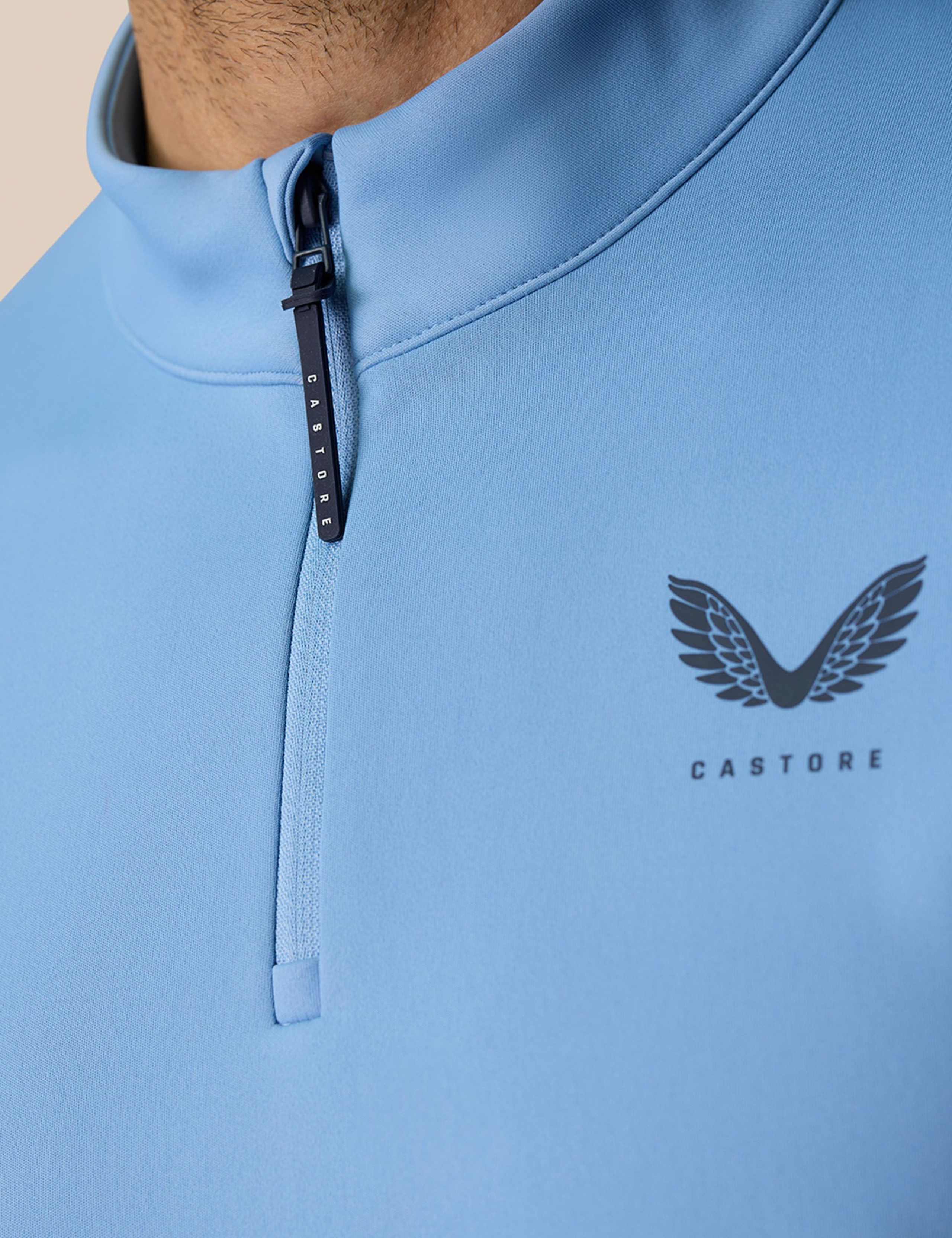 Club Classic Funnel Neck Half Zip Sweatshirt 3 of 6