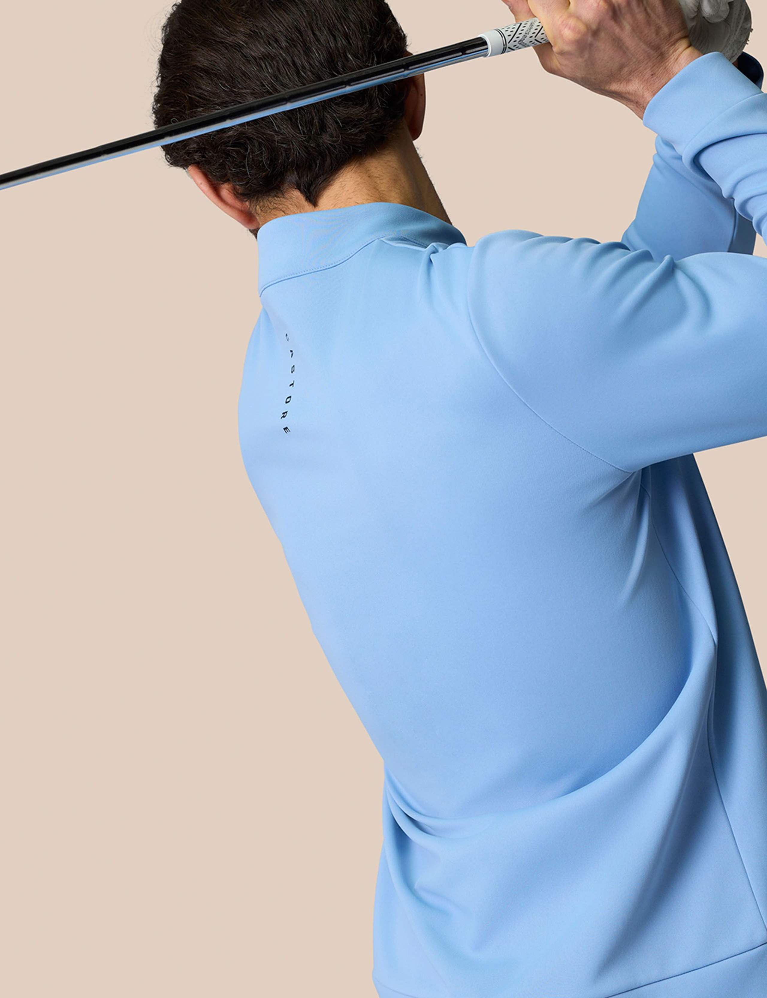 Club Classic Funnel Neck Half Zip Sweatshirt 5 of 6