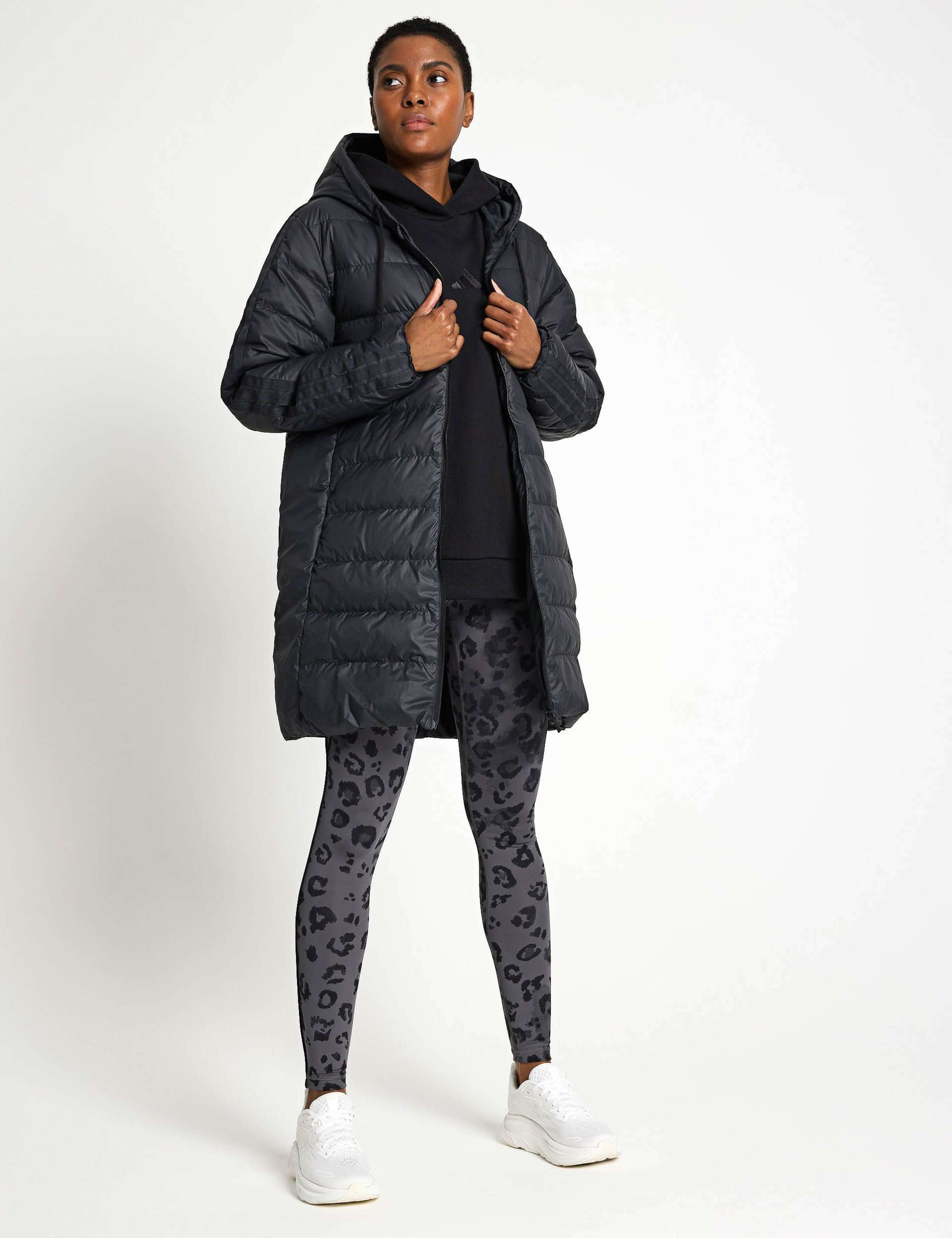 3-Stripes Light Down Padded Puffer Jacket 3 of 7