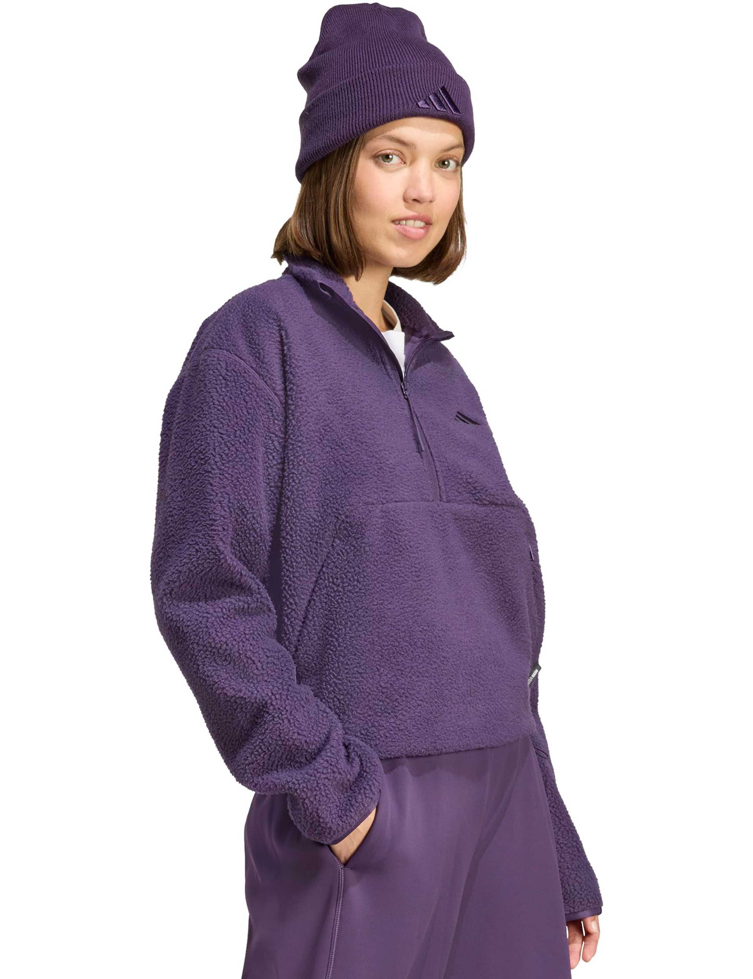 High Pile Half Zip Funnel Neck Fleece 3 of 7