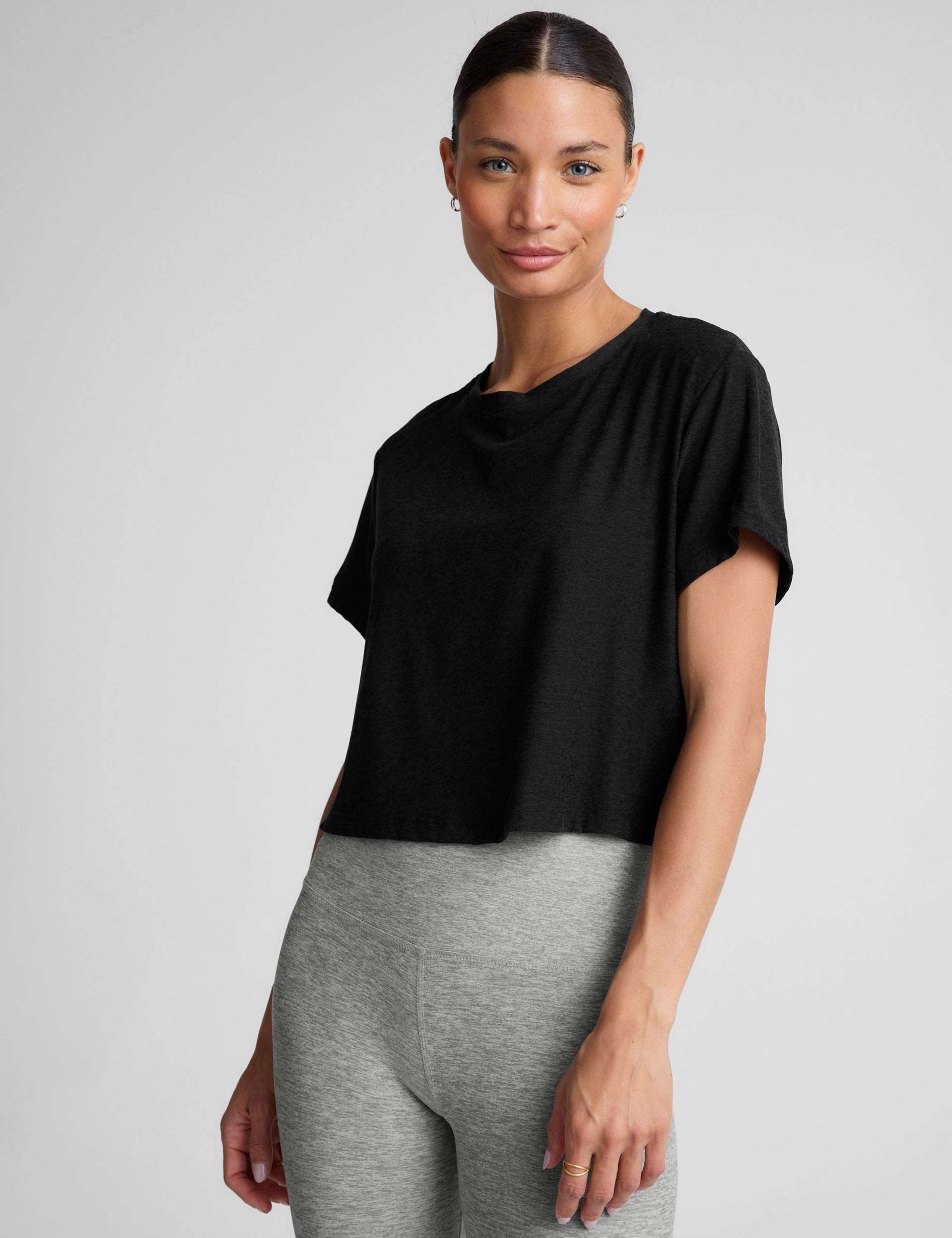 Featherweight Supreme Relaxed Crop T-Shirt 2 of 4