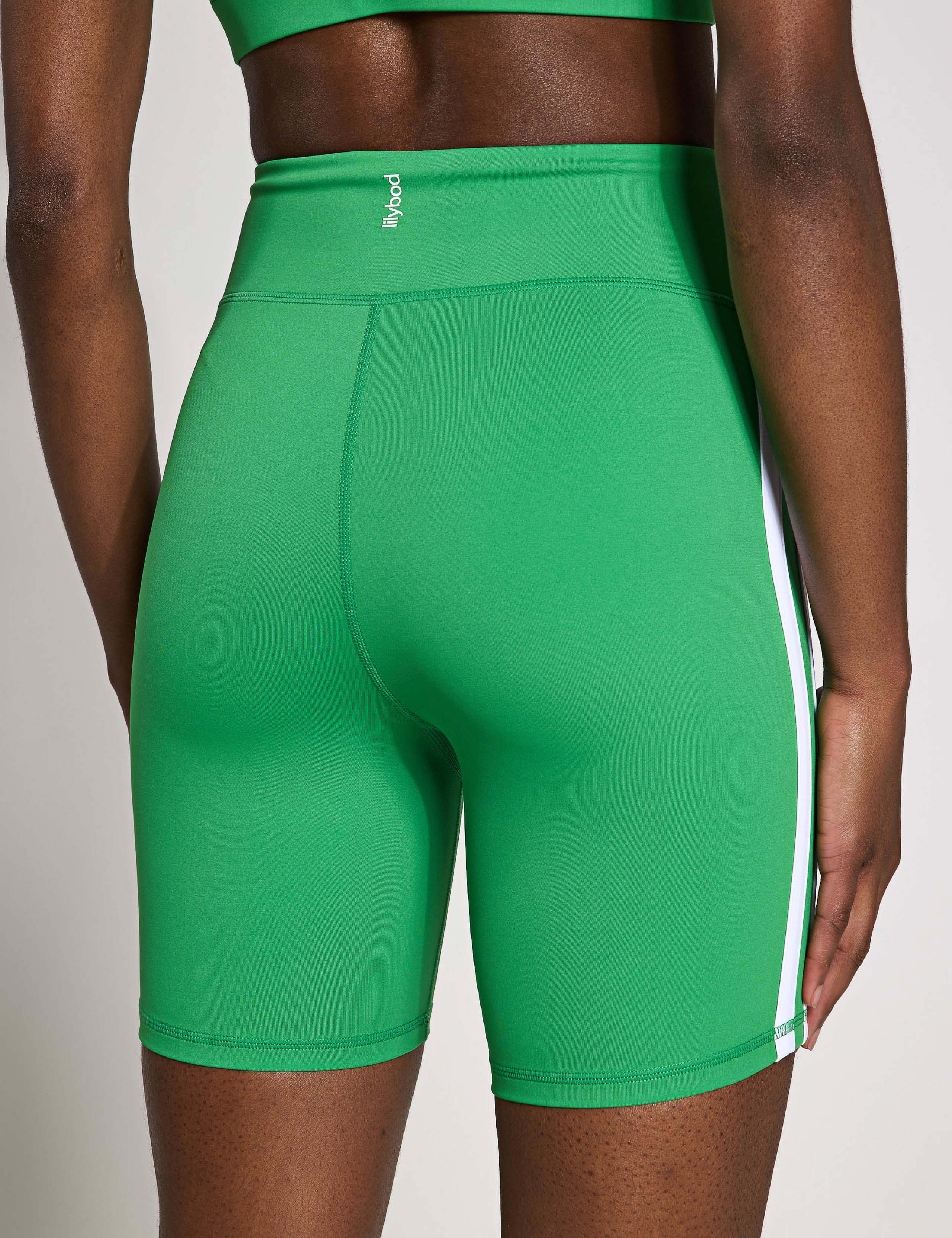 Sam Side Stripe High Waisted Gym Shorts 2 of 4