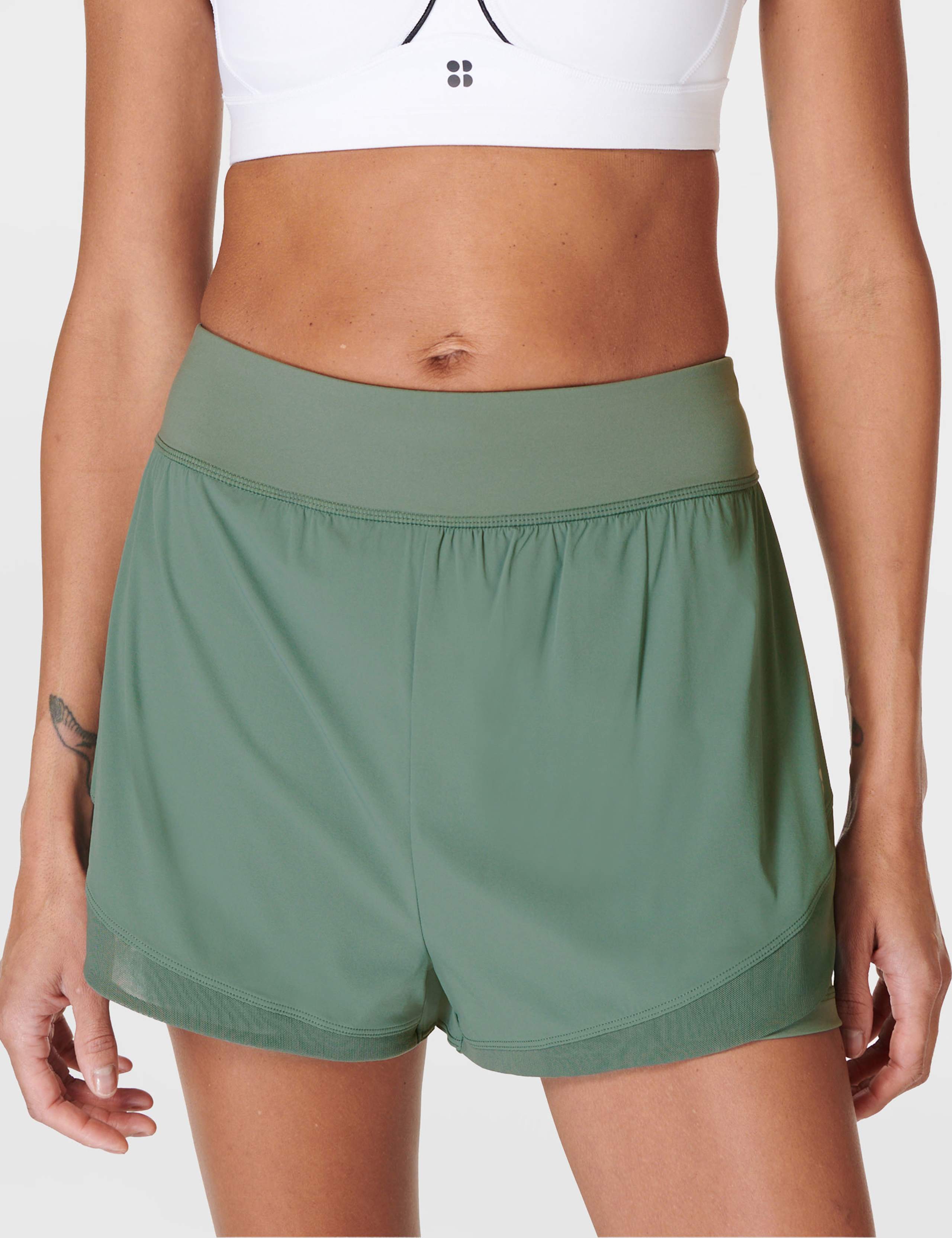 Tempo Run Layered Running Shorts 1 of 6