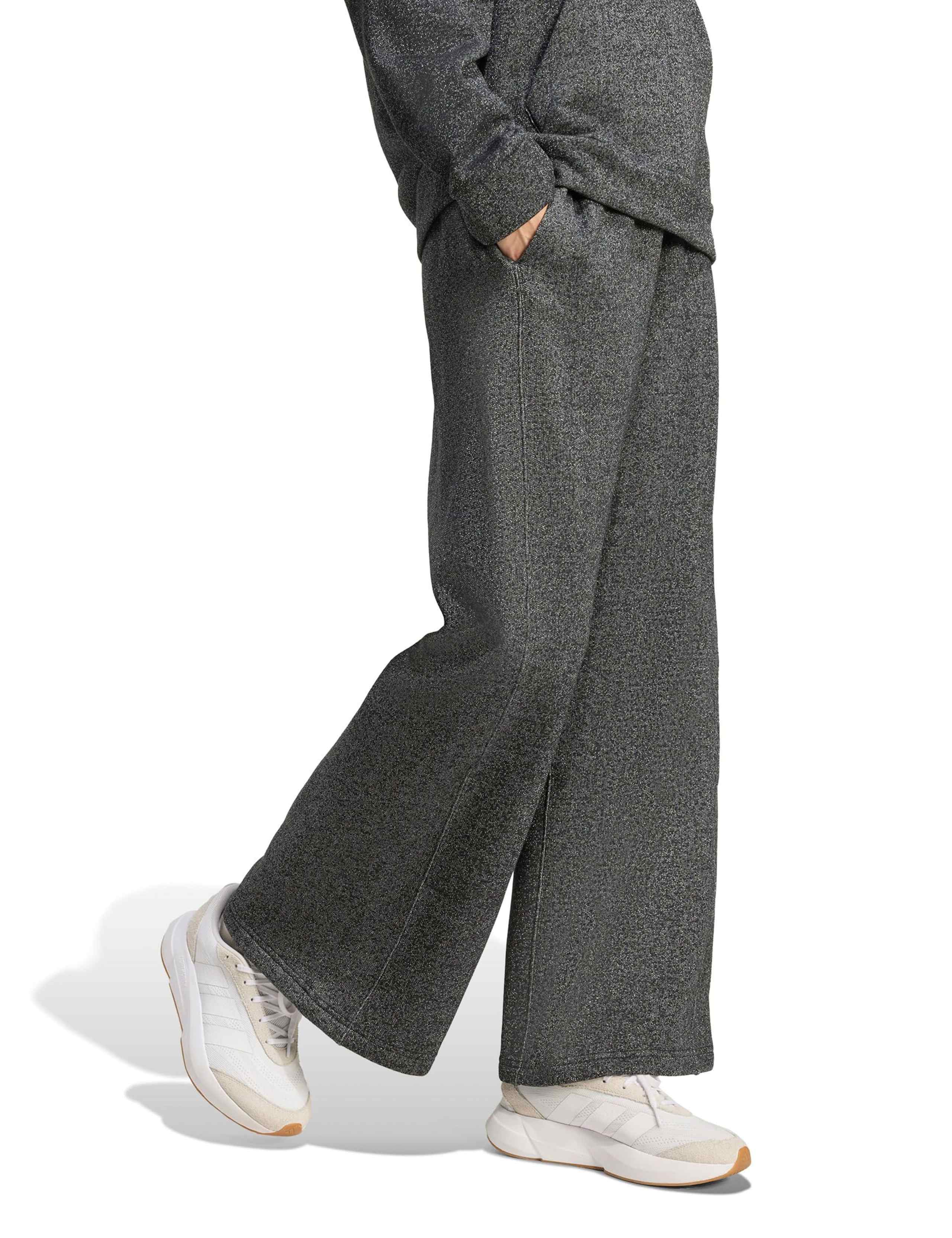 ALL SZN Glitter Fleece Wide Leg Joggers 3 of 6