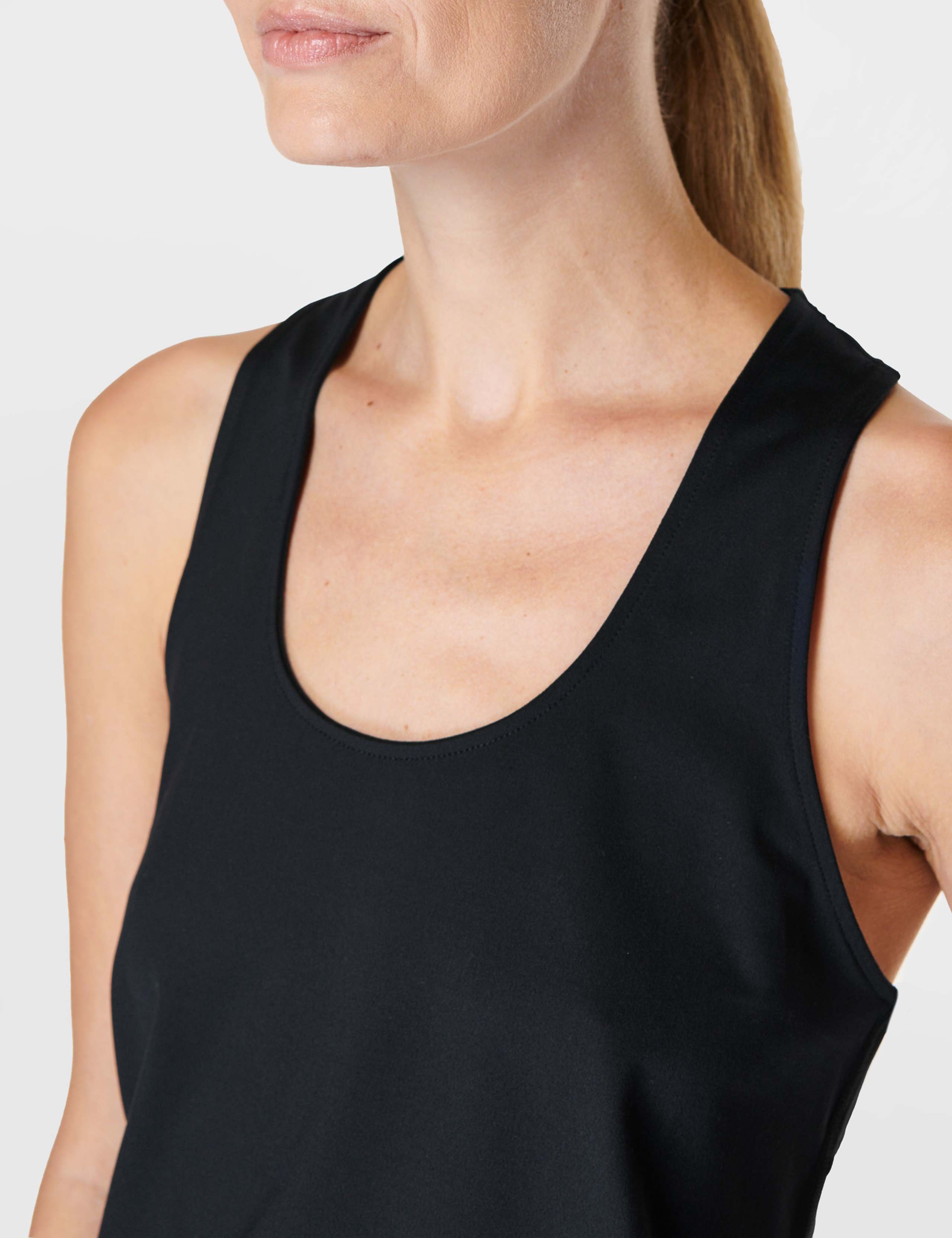 Gaia Scoop Neck Relaxed Yoga Vest Top 5 of 6