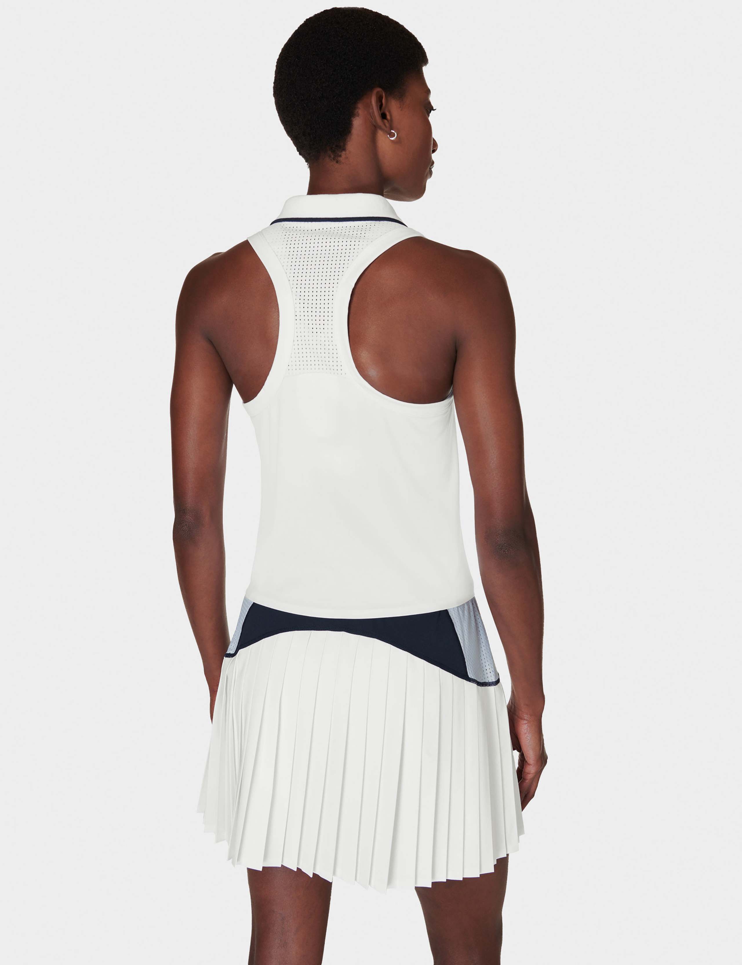 Power Match Point Half Zip Tennis Vest Top 5 of 6
