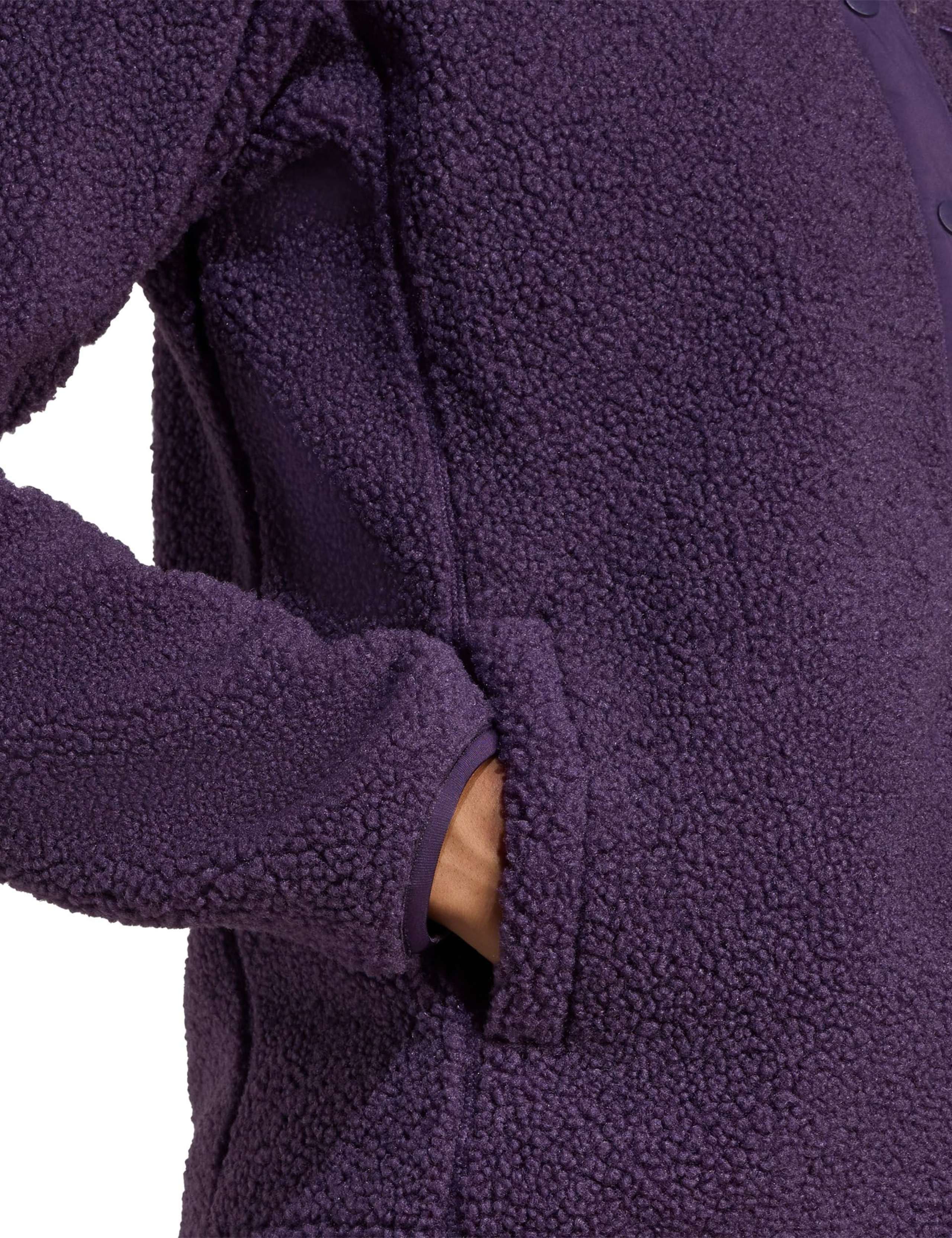 High Pile Half Placket Funnel Neck Fleece 7 of 7