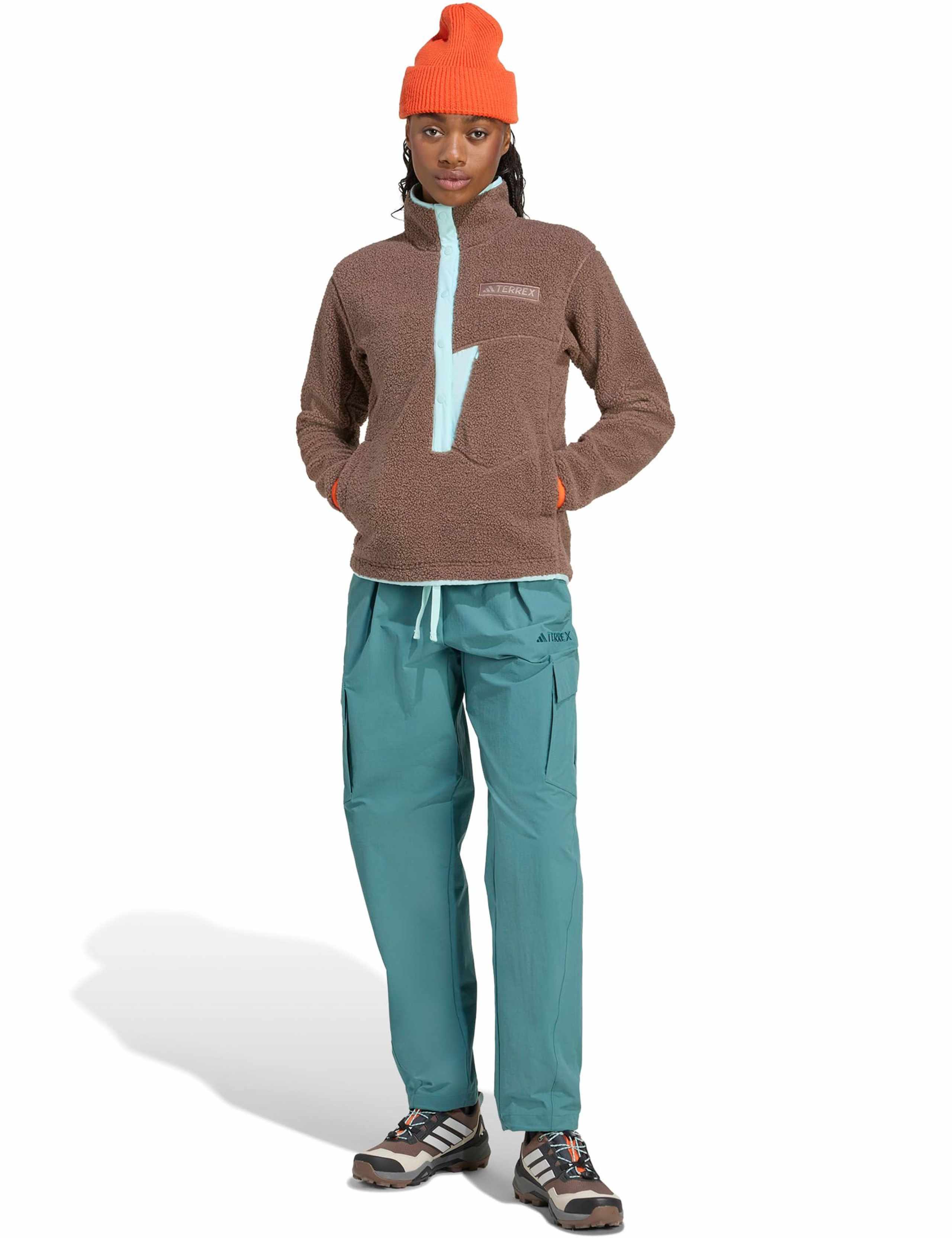 High Pile Half Placket Funnel Neck Fleece 5 of 7