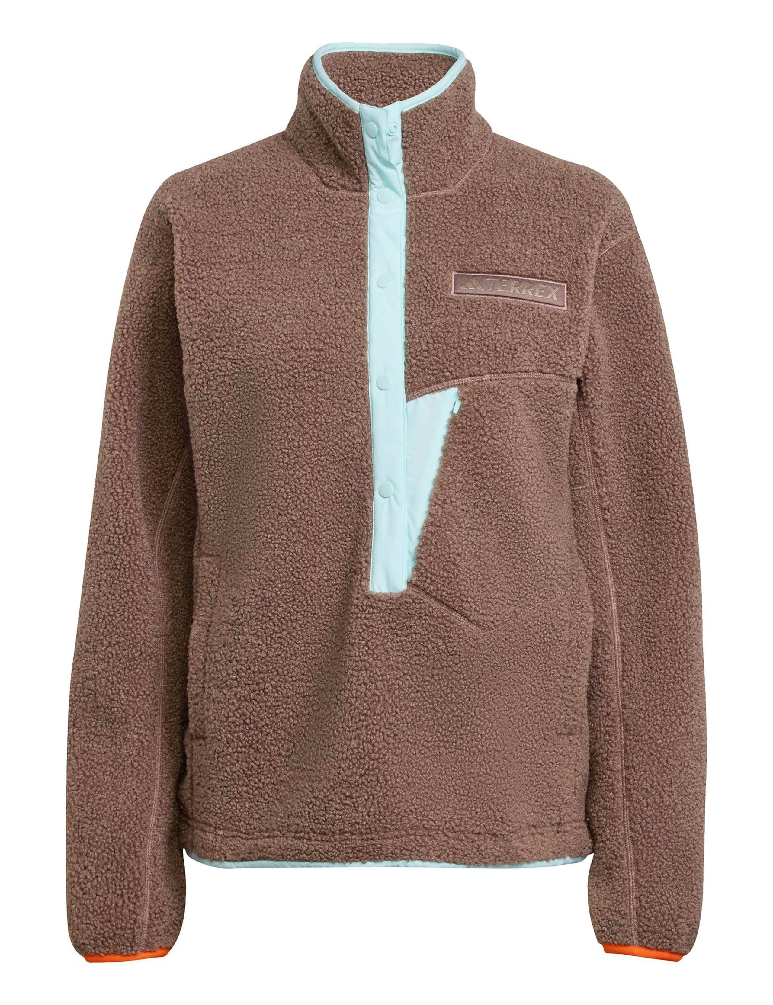 High Pile Half Placket Funnel Neck Fleece 2 of 7