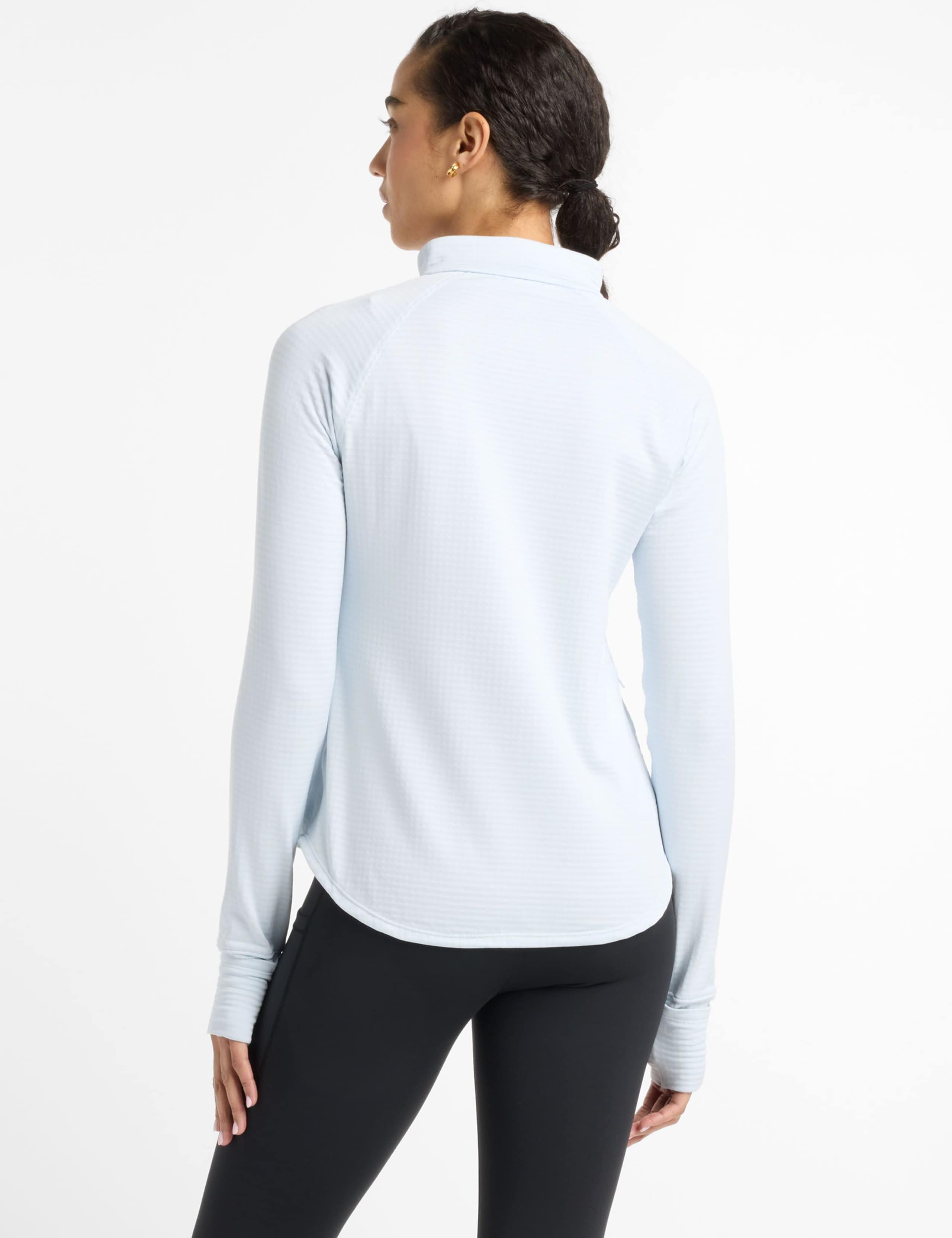 High Neck Half Zip Sports Top 2 of 9