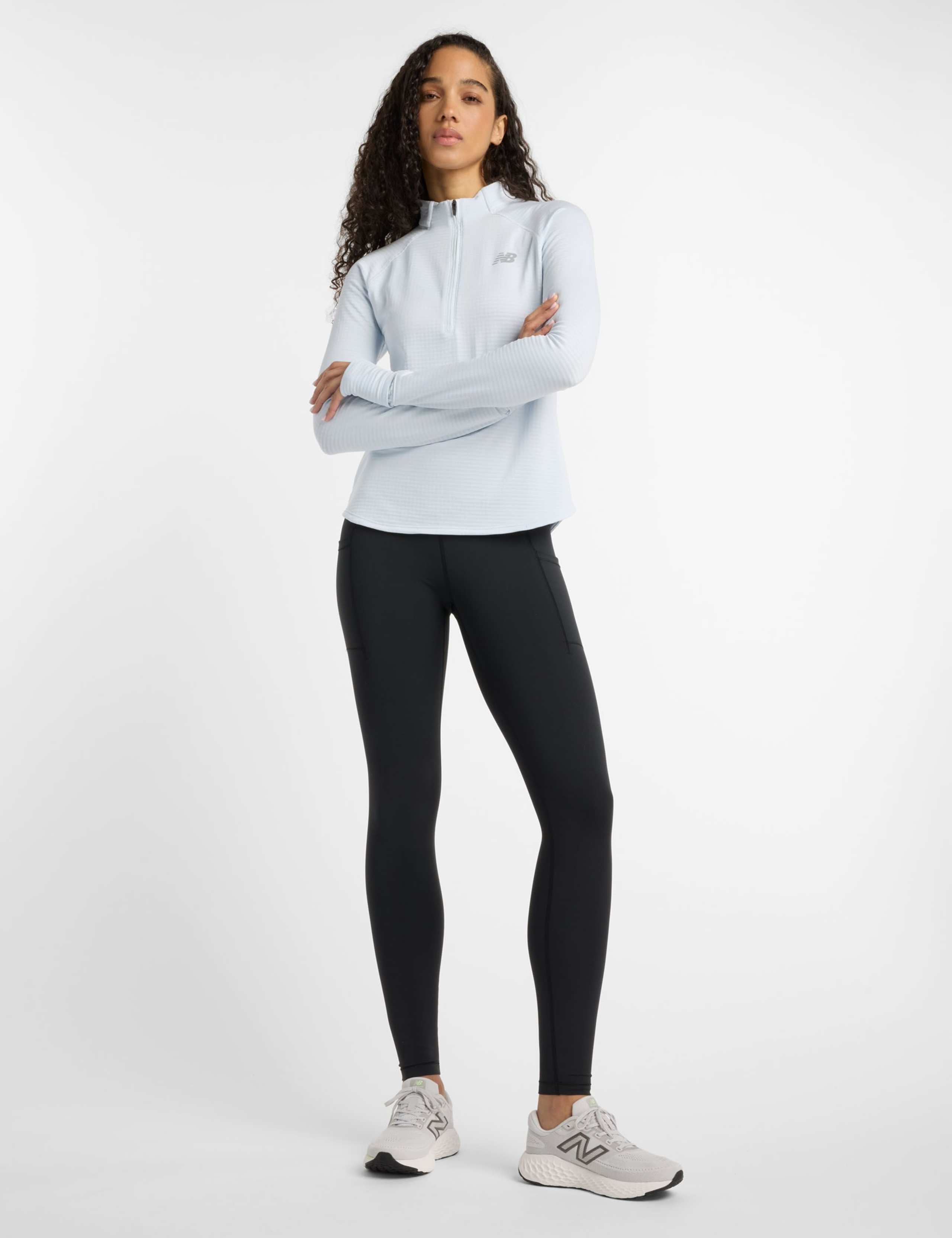 High Neck Half Zip Sports Top 3 of 9
