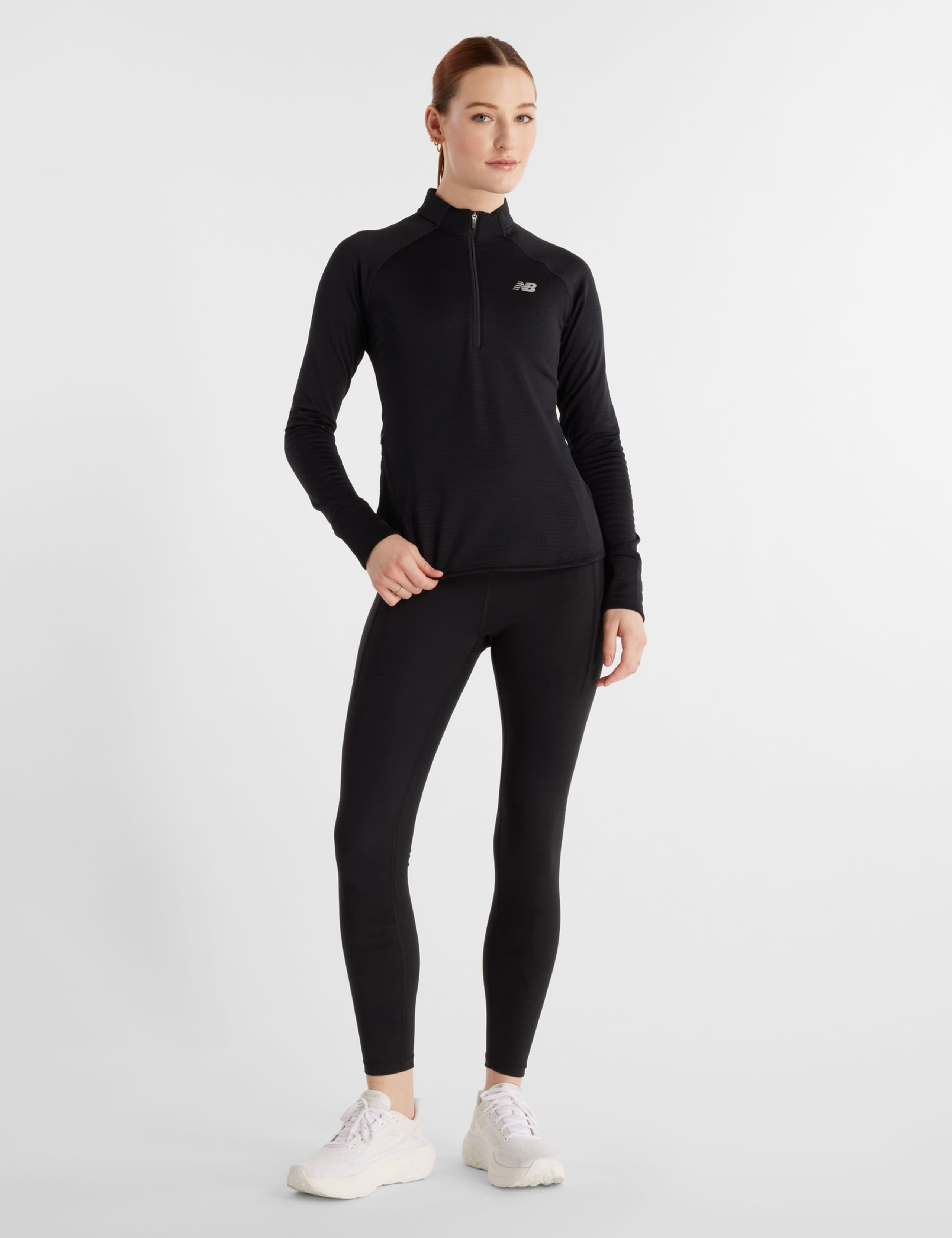 High Neck Half Zip Sports Top 2 of 8