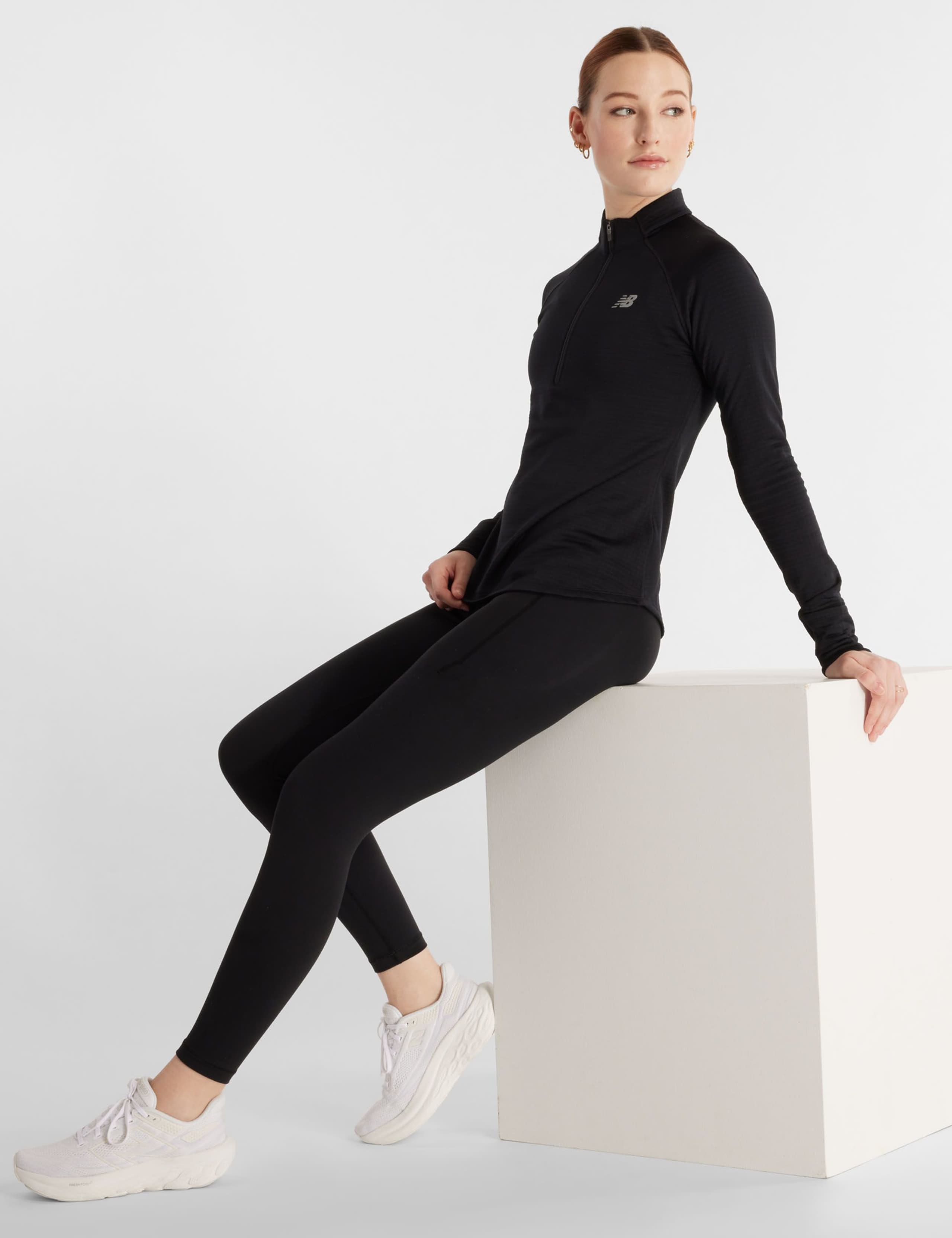 High Neck Half Zip Sports Top 4 of 8