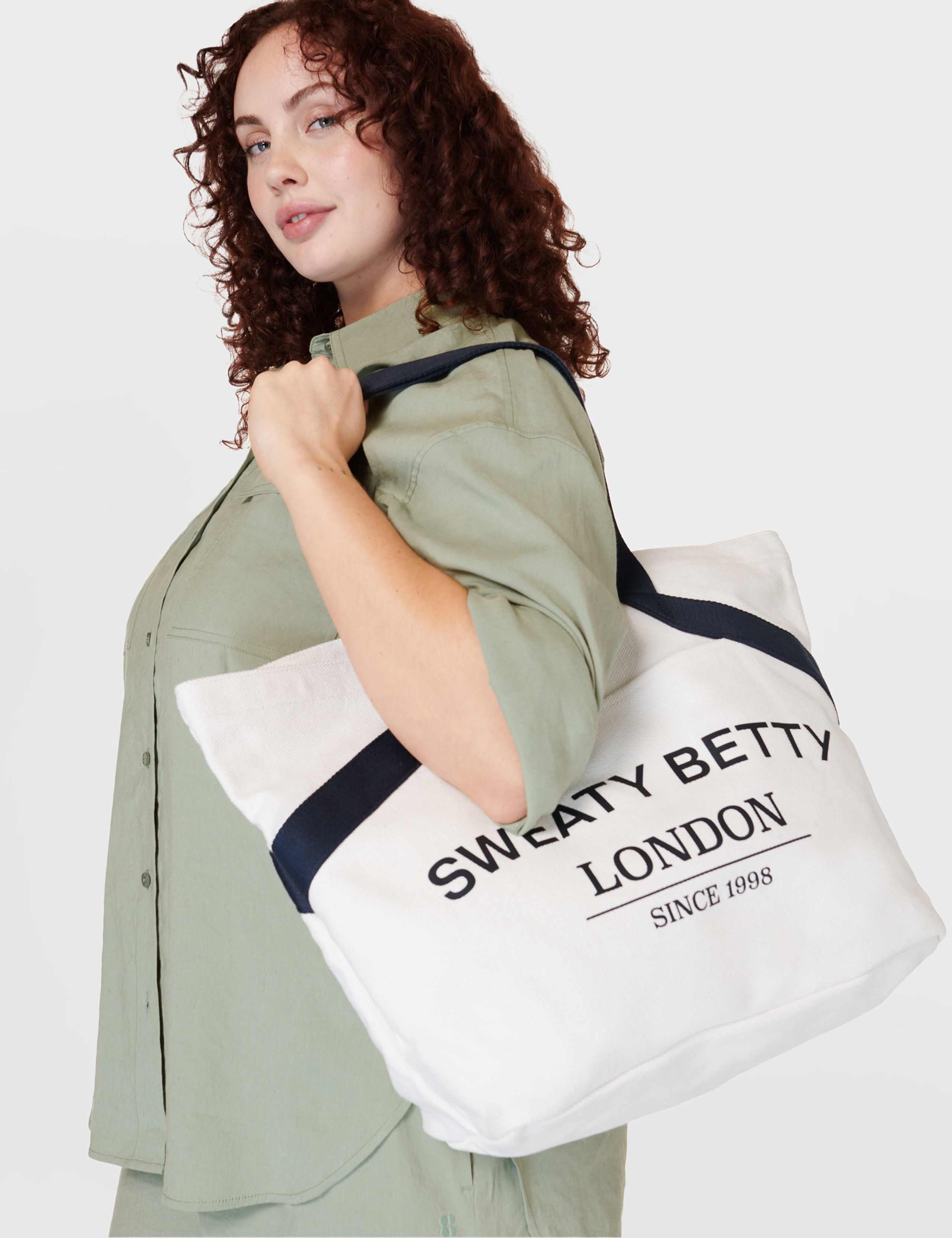 Canvas Logo Tote Bag 4 of 4