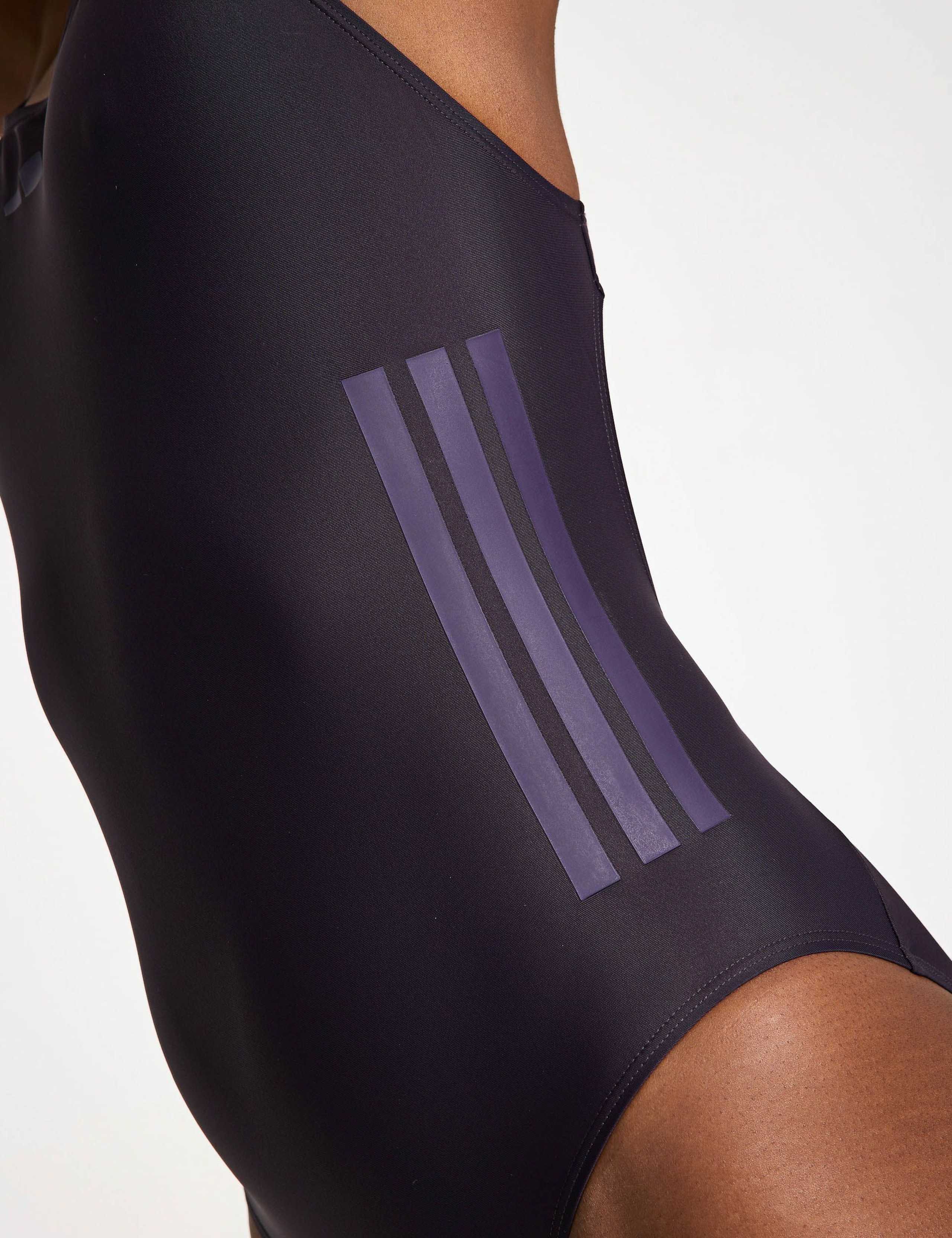3 Stripes Scoop Neck Cut Out Swimsuit 4 of 4
