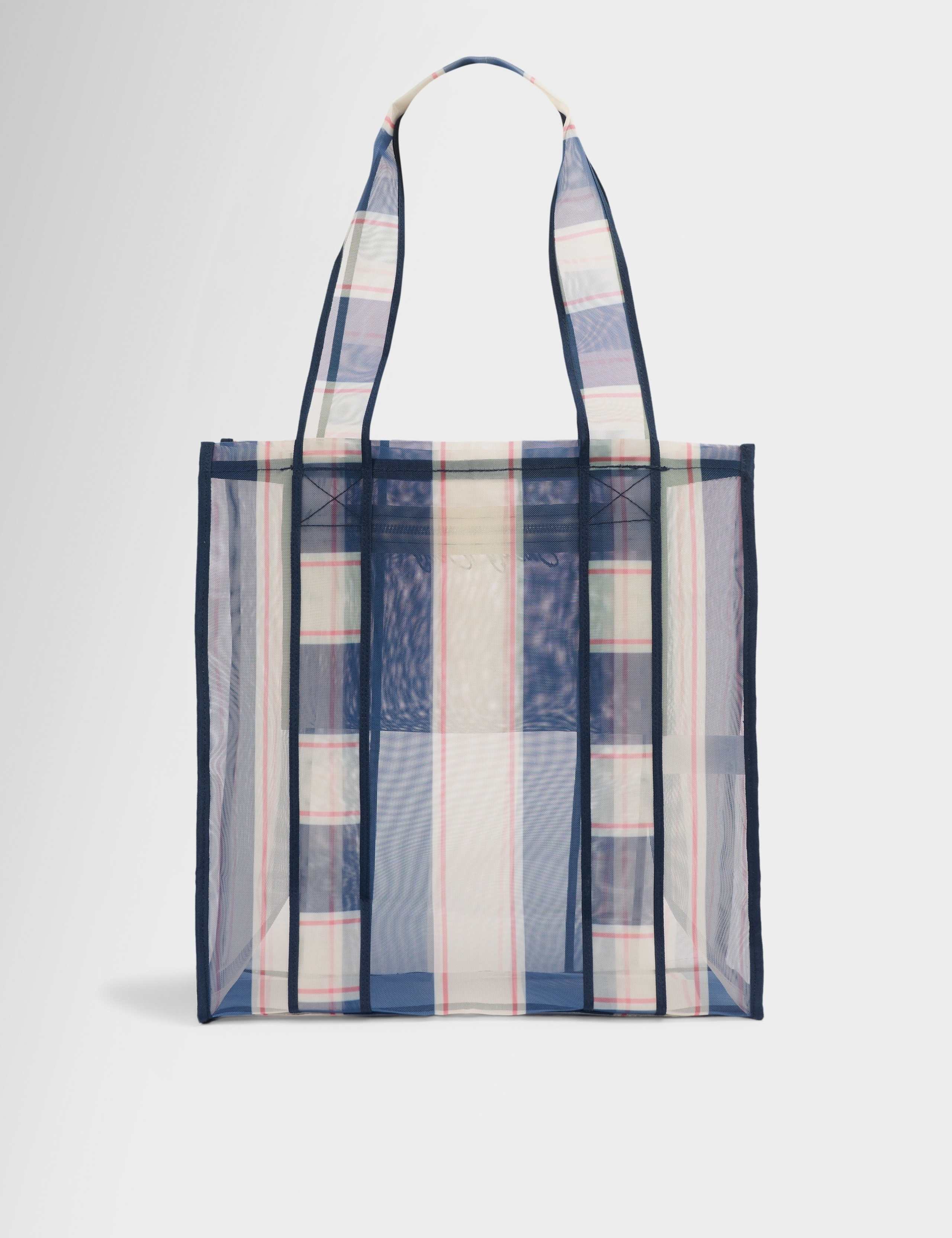 Mesh Striped Tote Bag 2 of 6