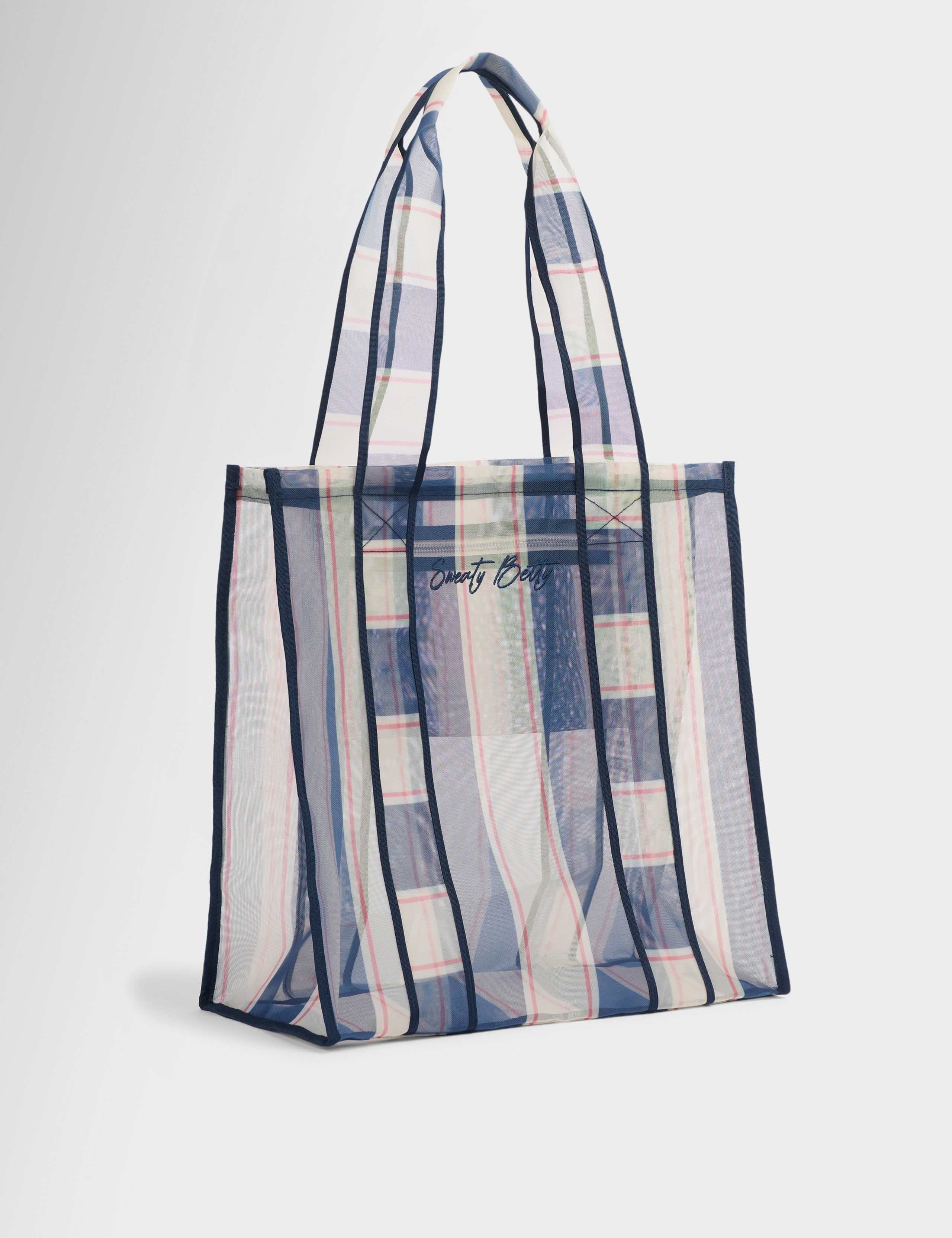 Mesh Striped Tote Bag 6 of 6