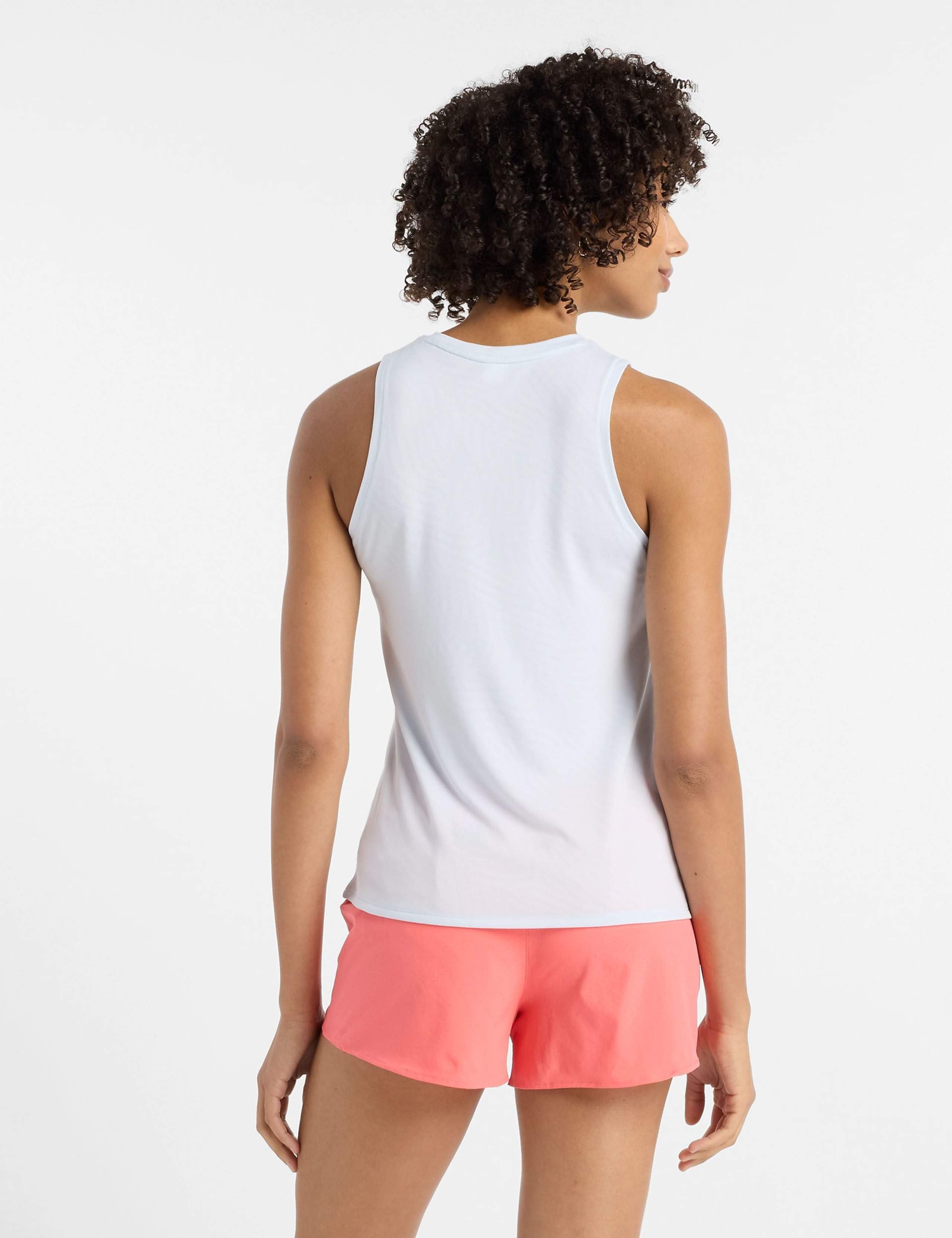 Jacquard Crew Neck Racer Back Gym Vest Top 2 of 8