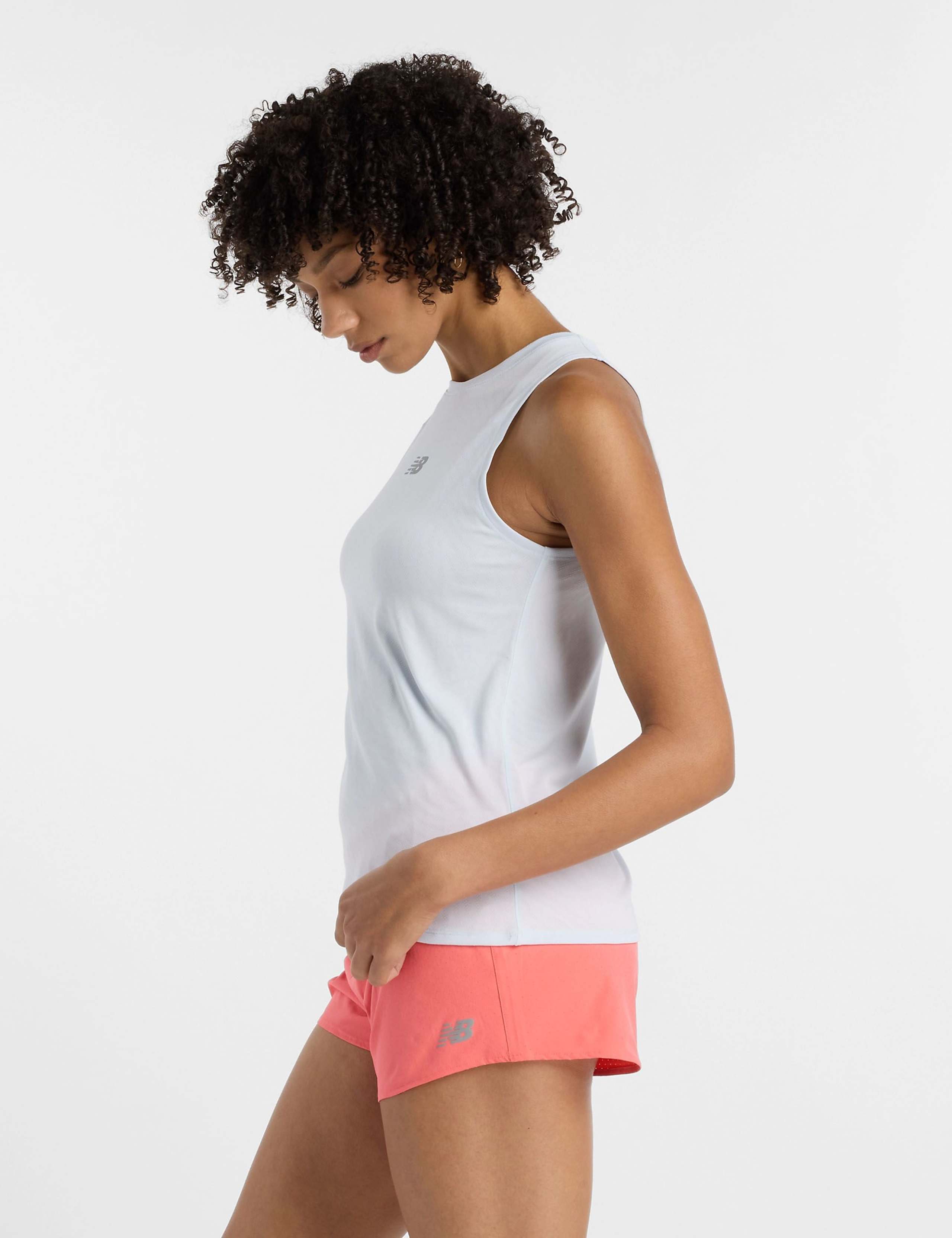 Jacquard Crew Neck Racer Back Gym Vest Top 4 of 8