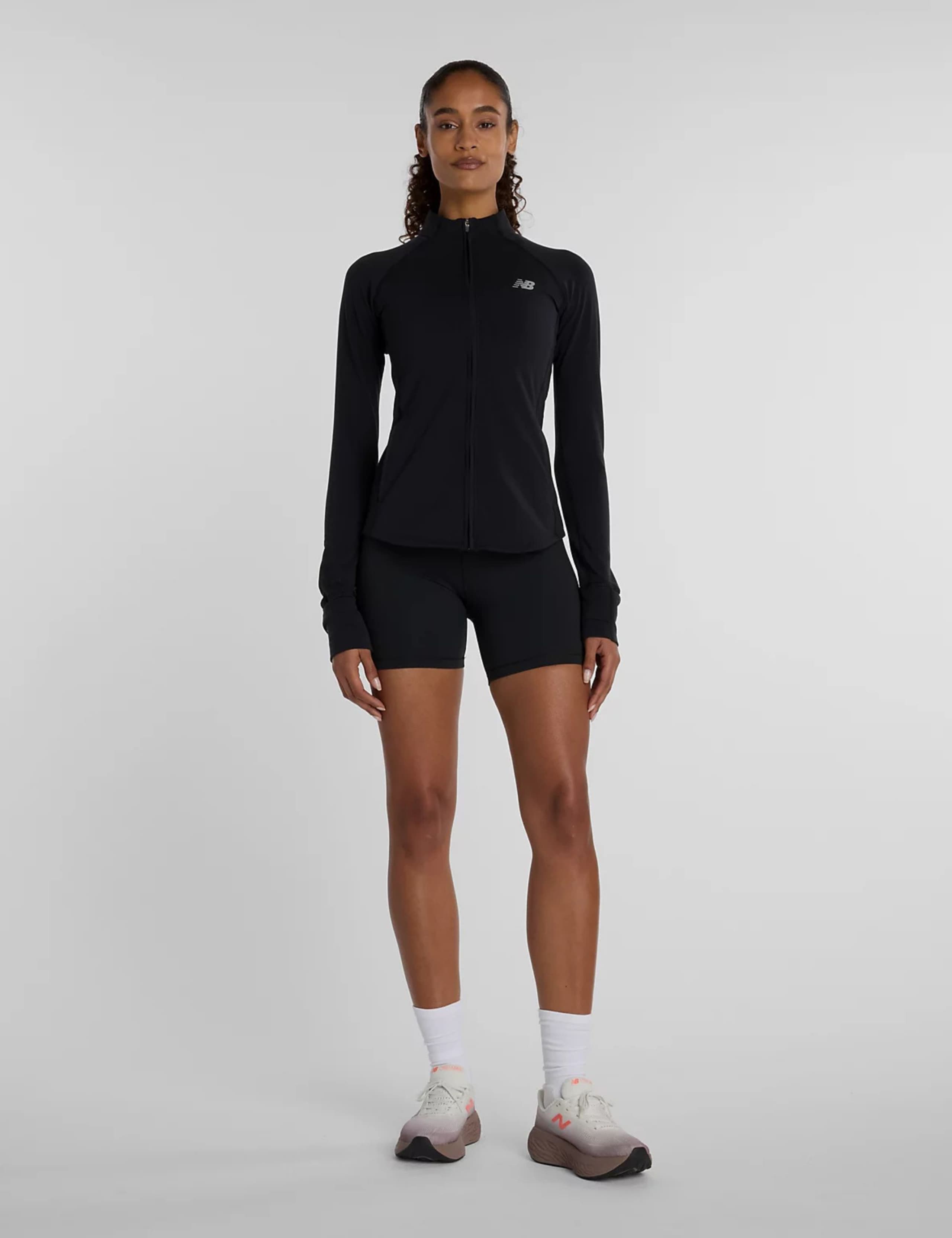 Zip Up Funnel Neck Sports Jacket 2 of 6
