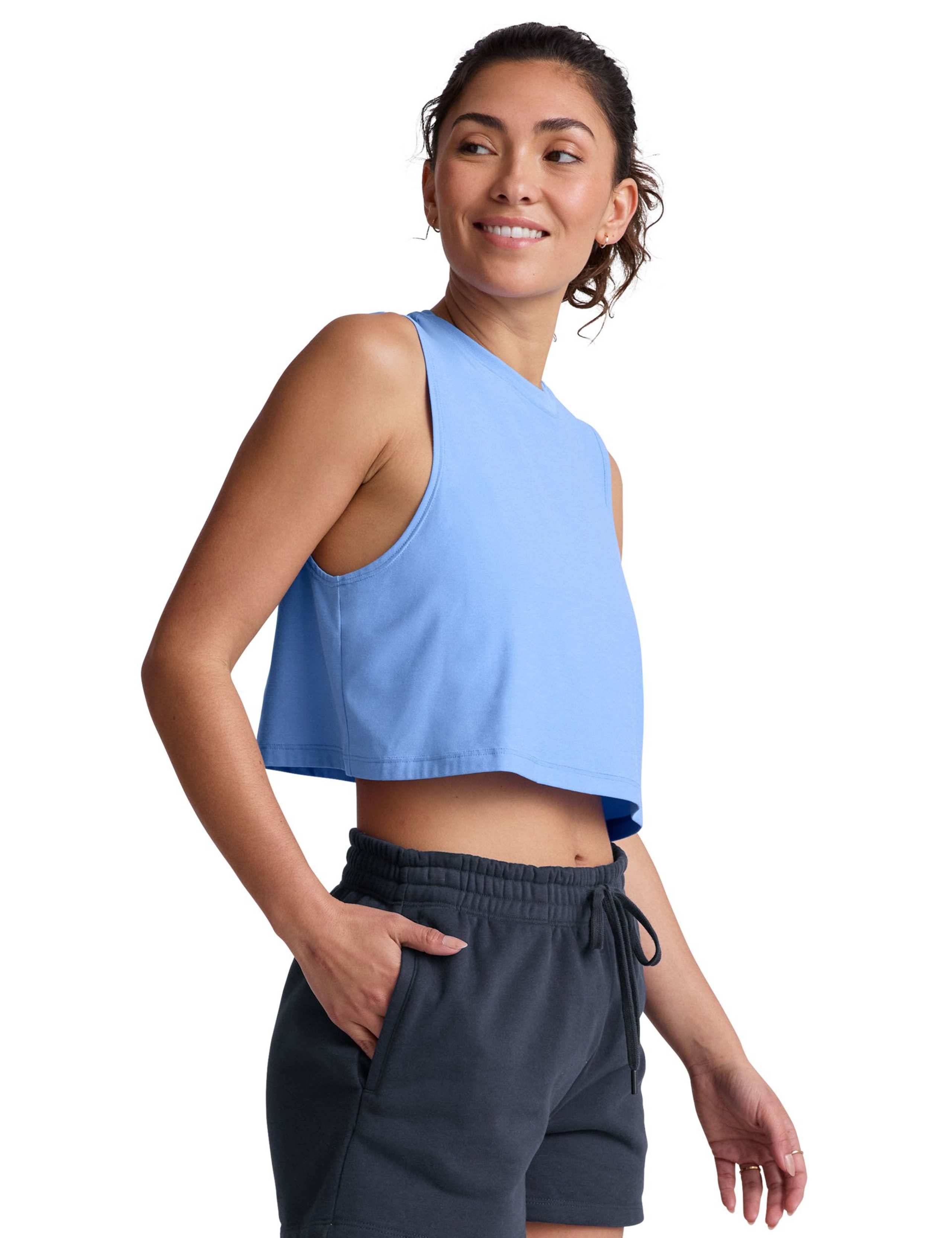Minimal Balance Relaxed Crop Vest Top 2 of 4