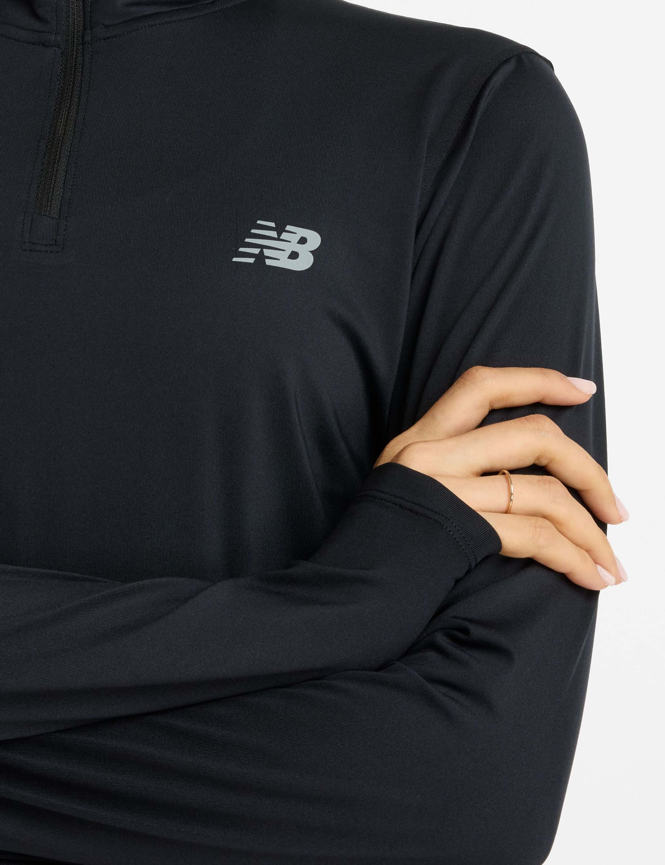 Fleece Funnel Neck Half Zip Top 5 of 6