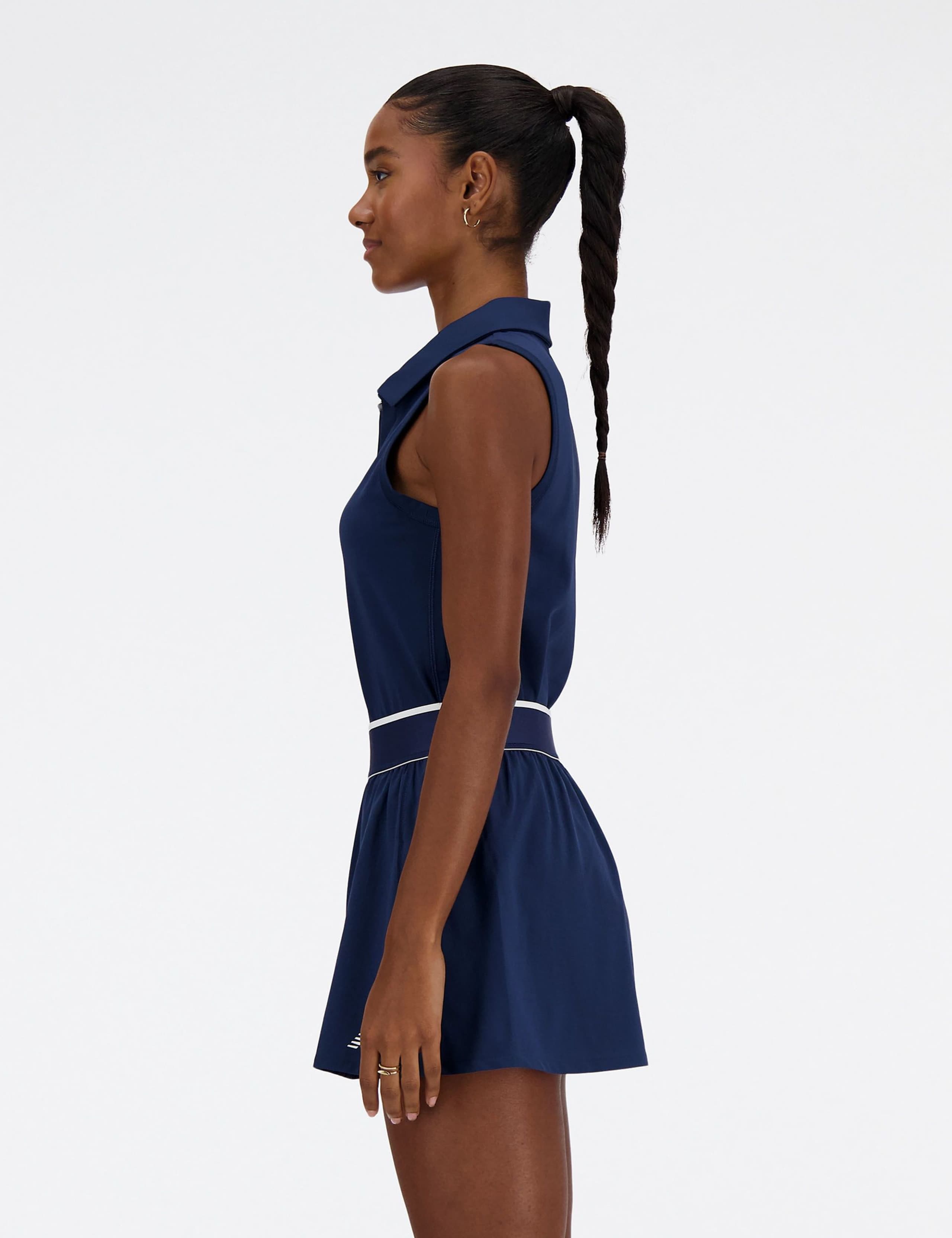 Collared V-Neck Tennis Vest Top 3 of 4