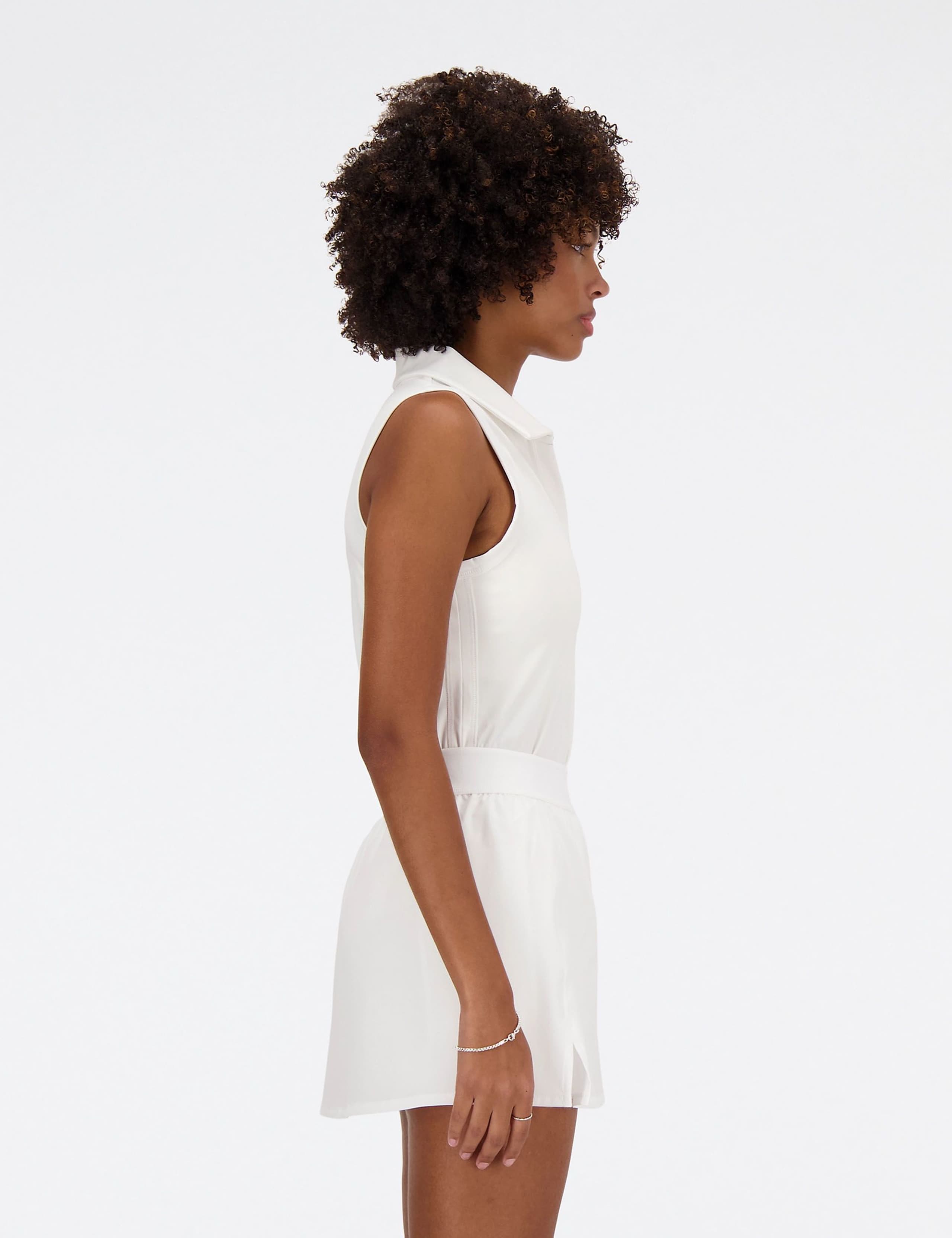 Collared V-Neck Tennis Vest Top 3 of 4