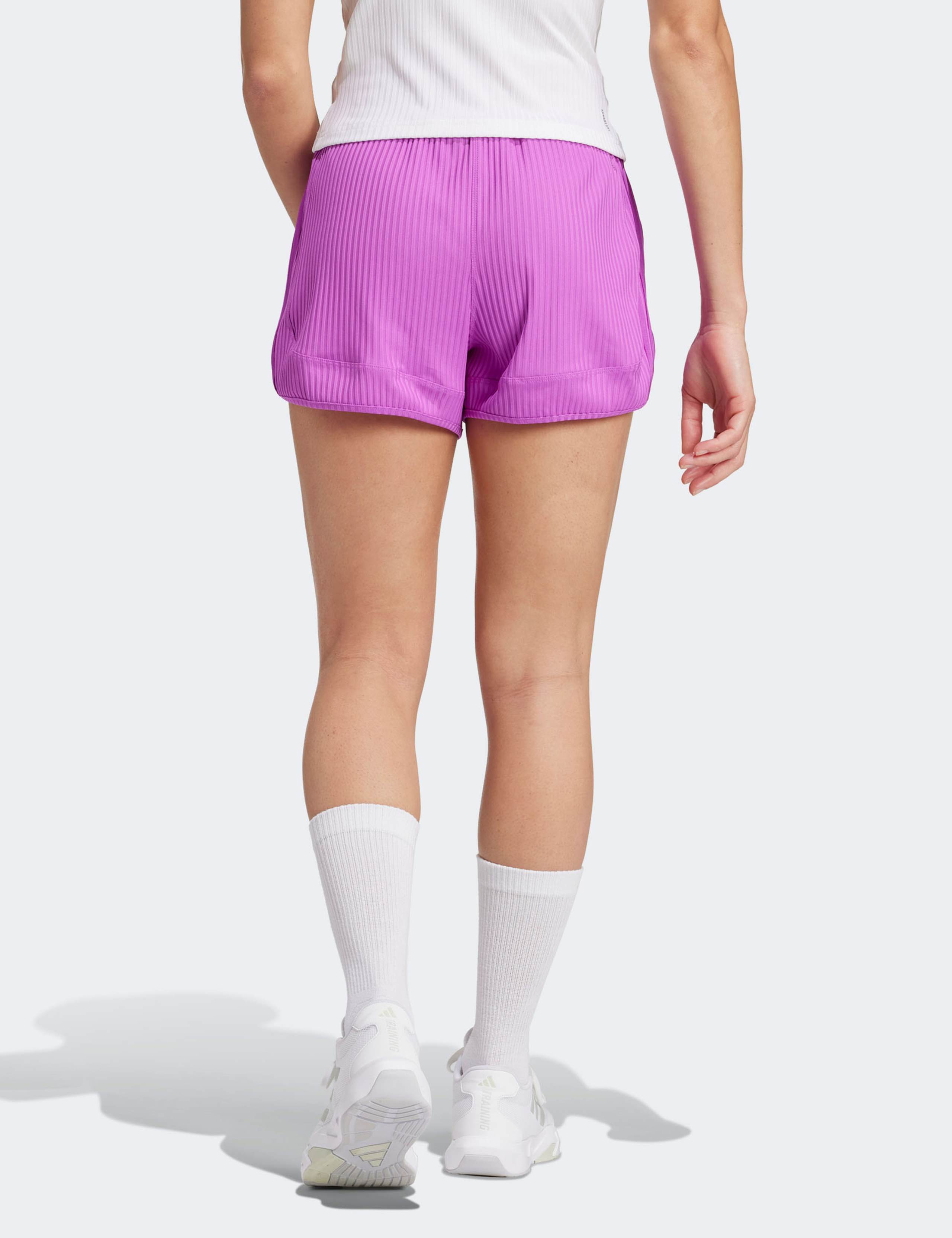 Pacer All Gym Ribbed Tonal 3 Stripes Shorts 5 of 6