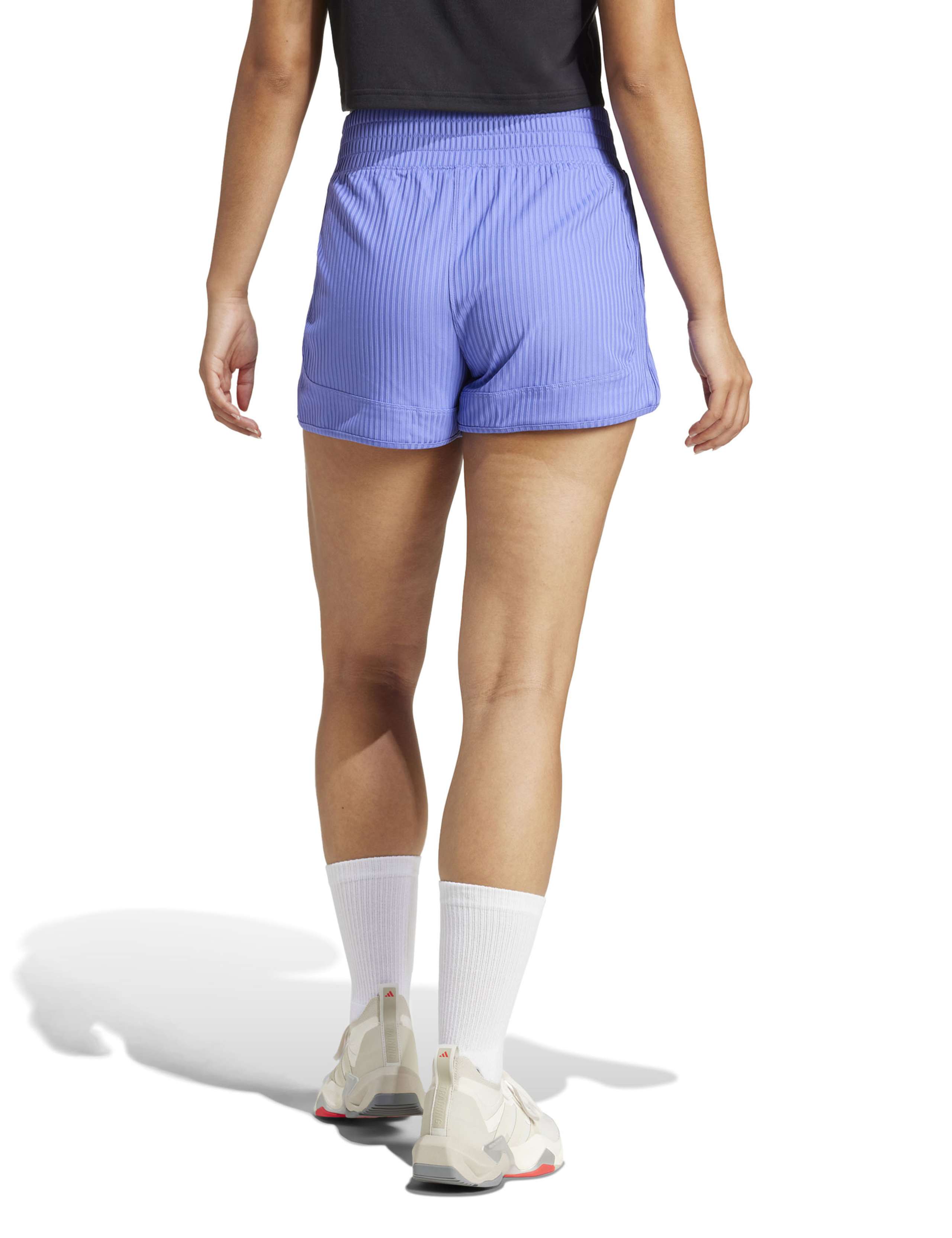 Pacer All Gym Ribbed Tonal 3 Stripes Shorts 3 of 5