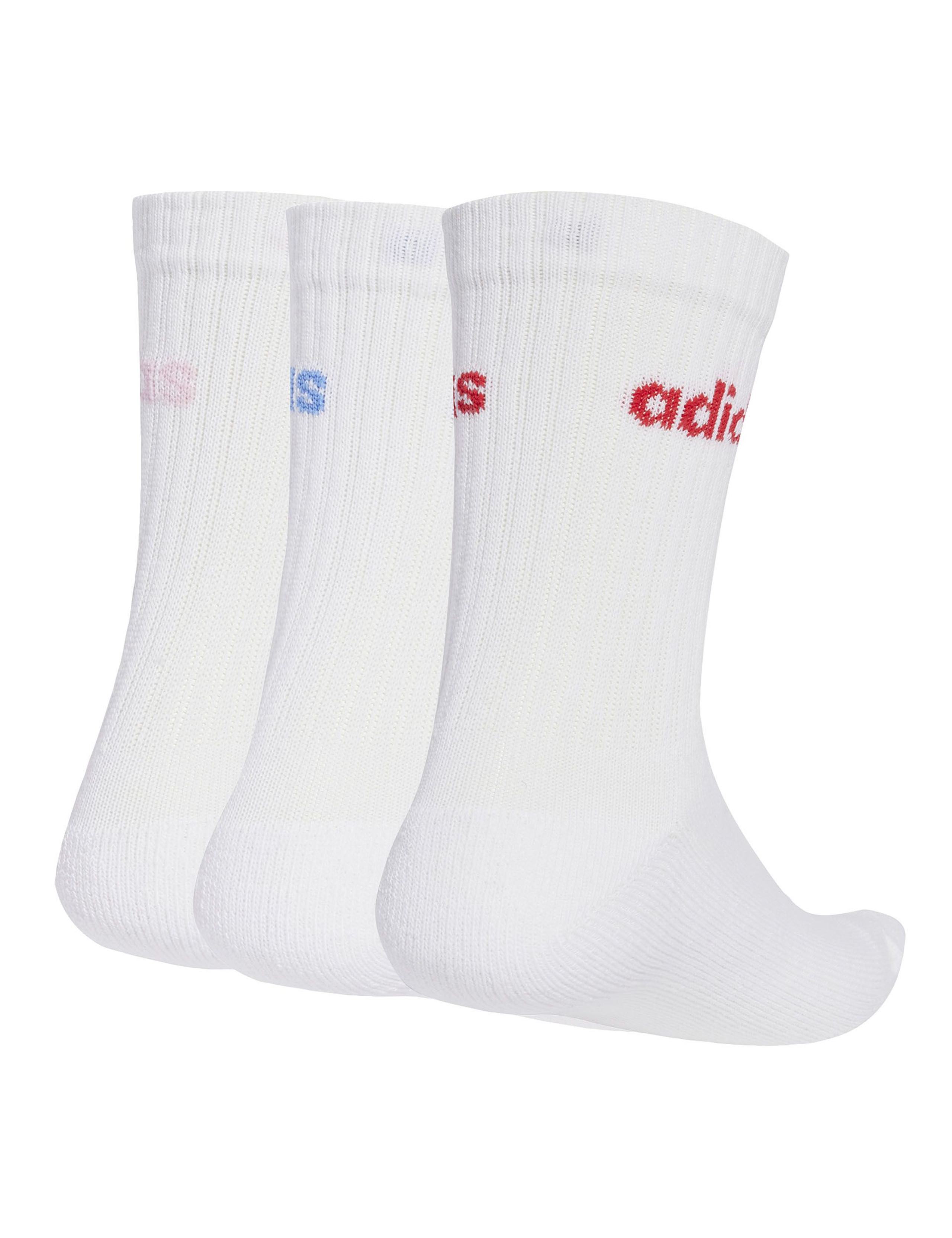 3pk Cotton Rich Cushioned Ankle High Socks 2 of 4