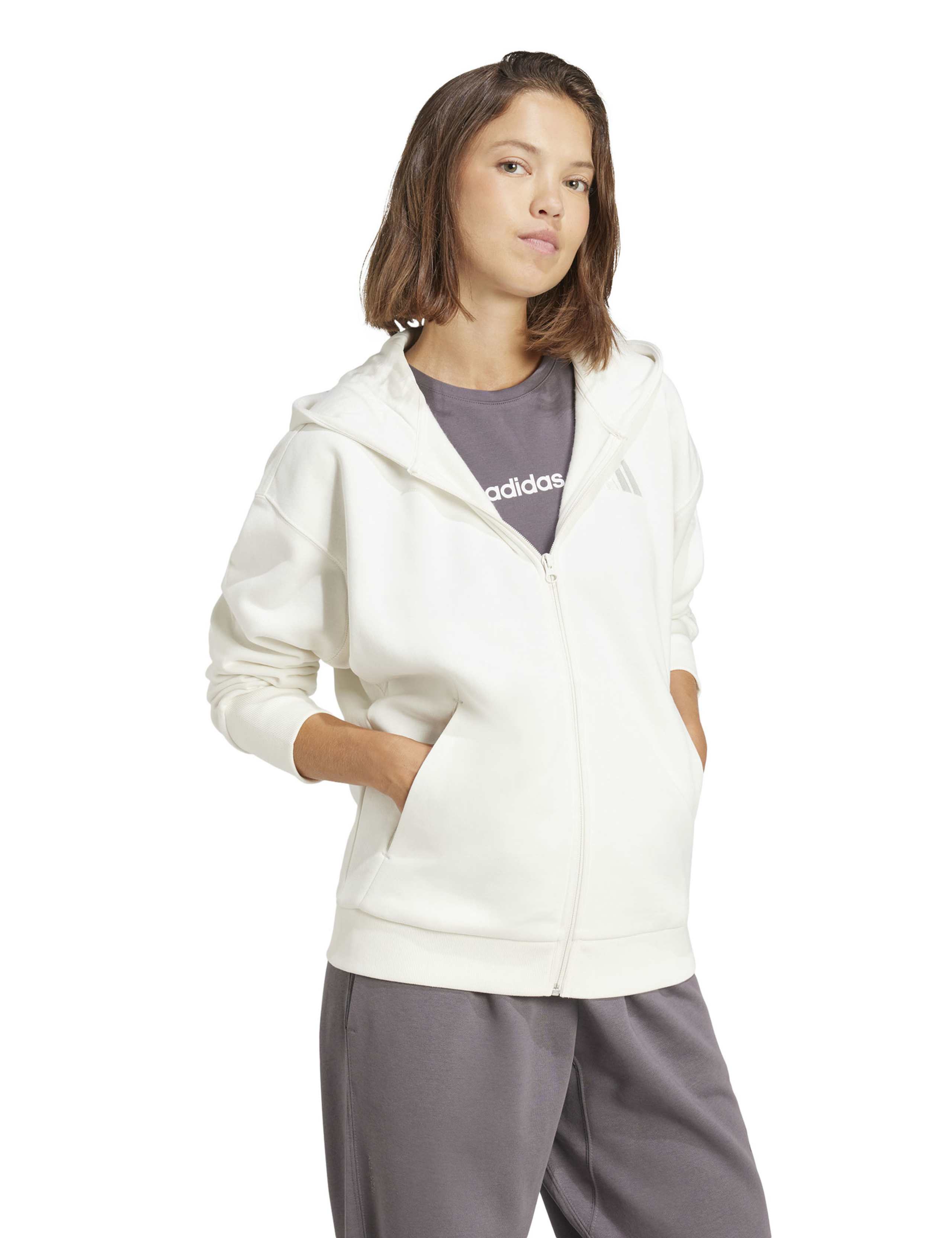 All SZN Cotton Rich Fleece Zip Up Hoodie 3 of 7