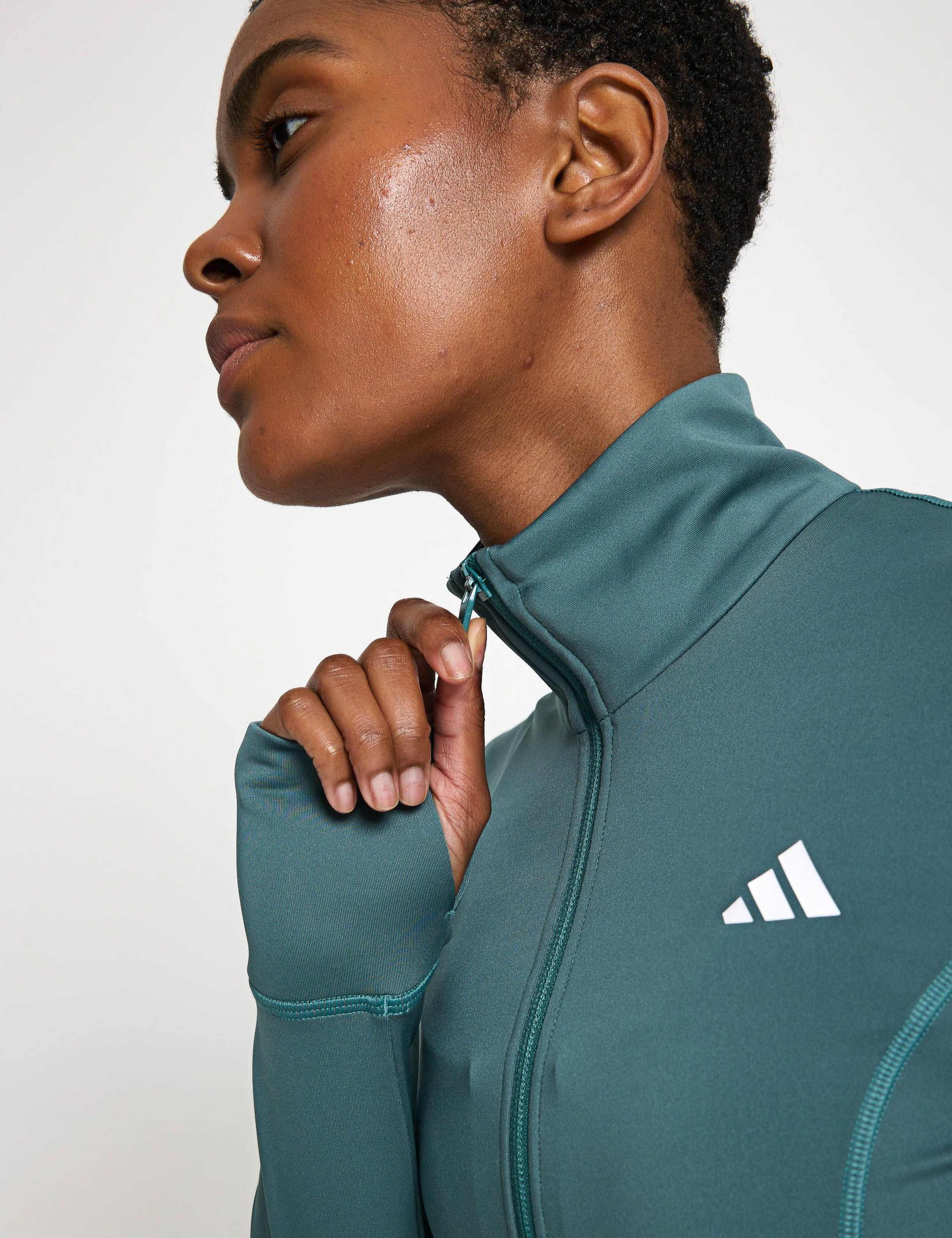 Optime Essentials Zip Up Funnel Neck Jacket 5 of 5