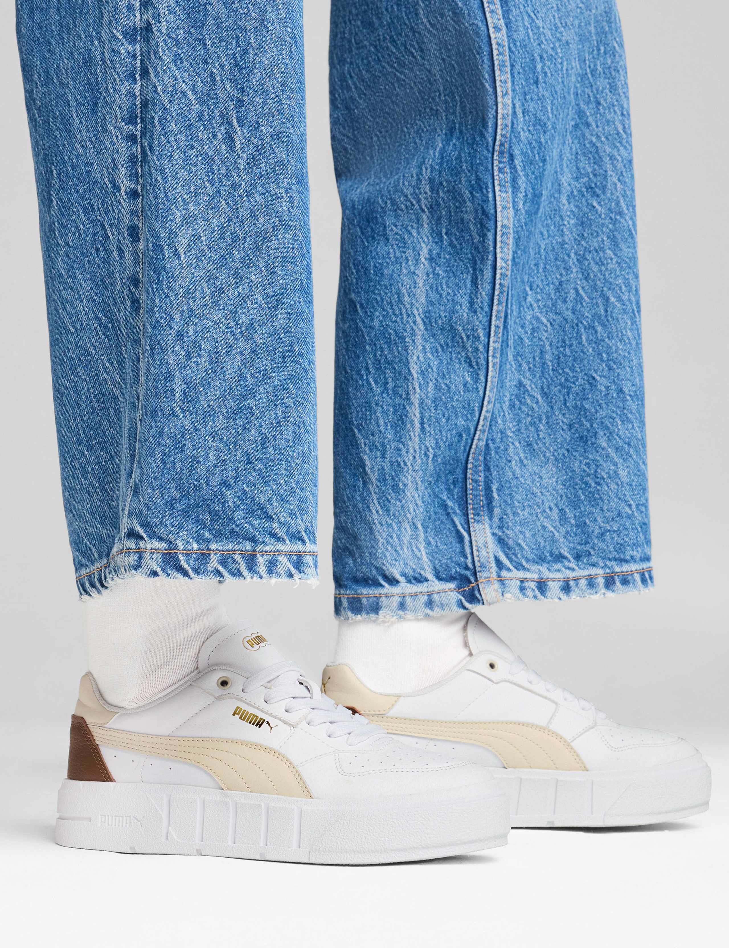 Cali Court Leather Trainers 3 of 8