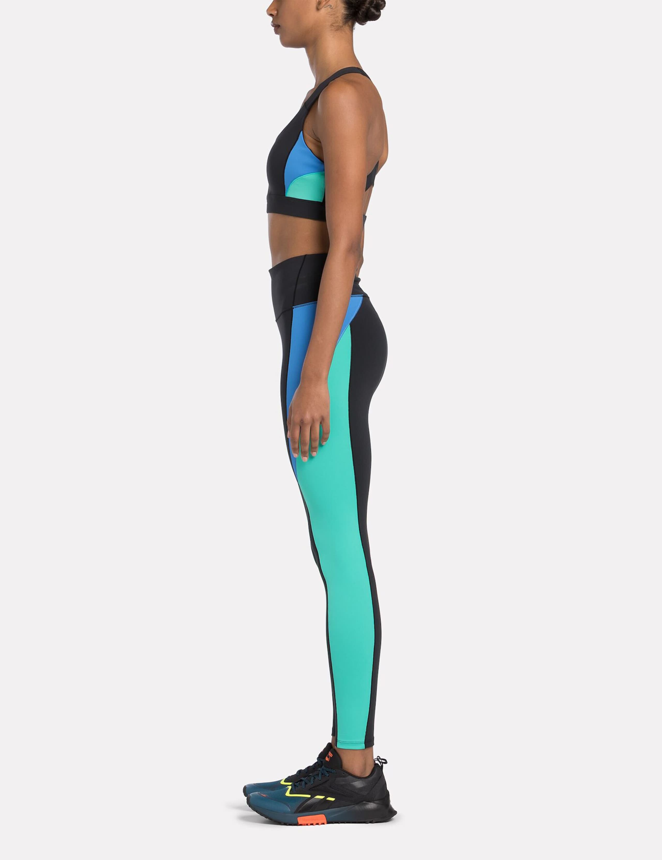 Lux Colour Block Racer Sports Bra 3 of 6