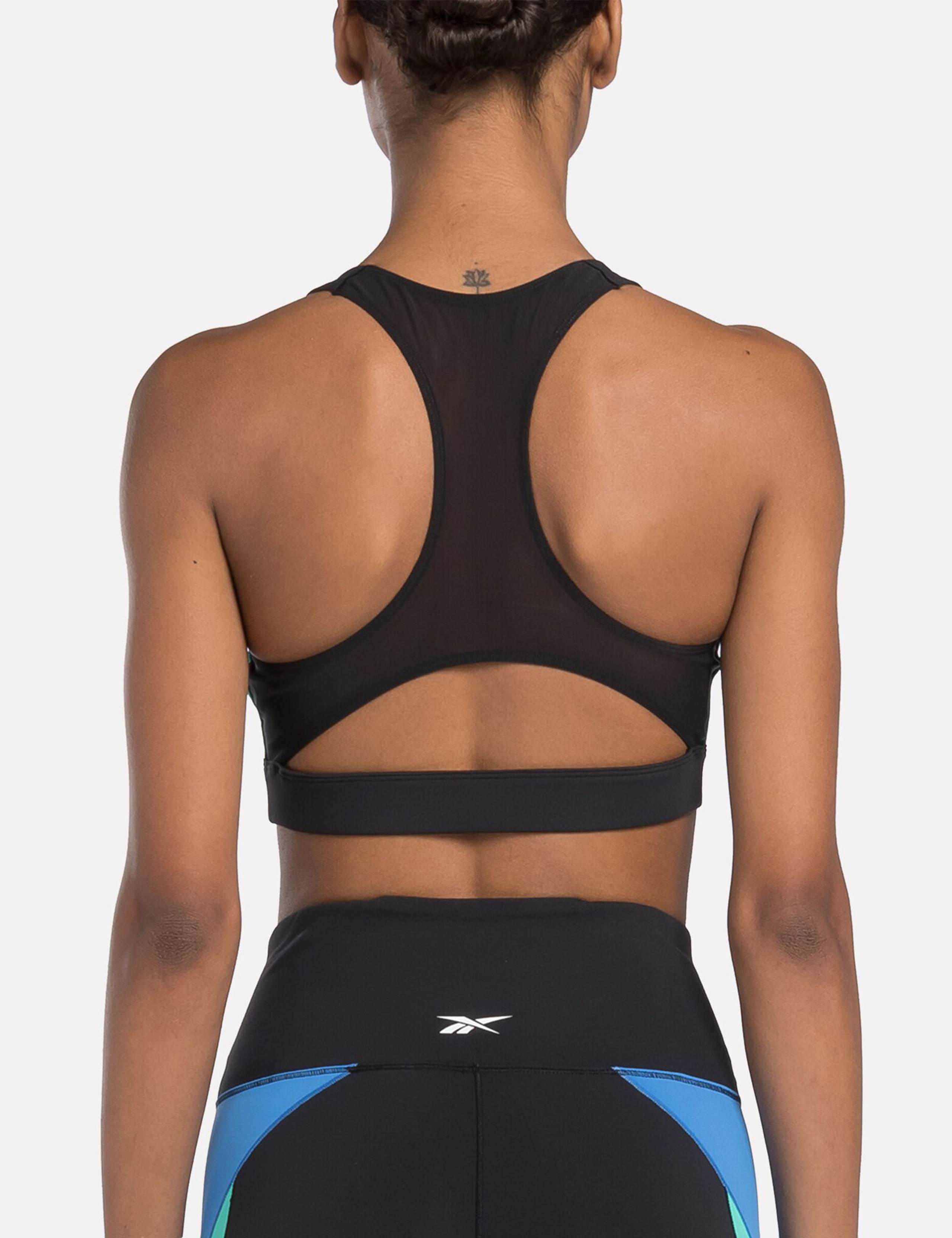 Lux Colour Block Racer Sports Bra 4 of 6