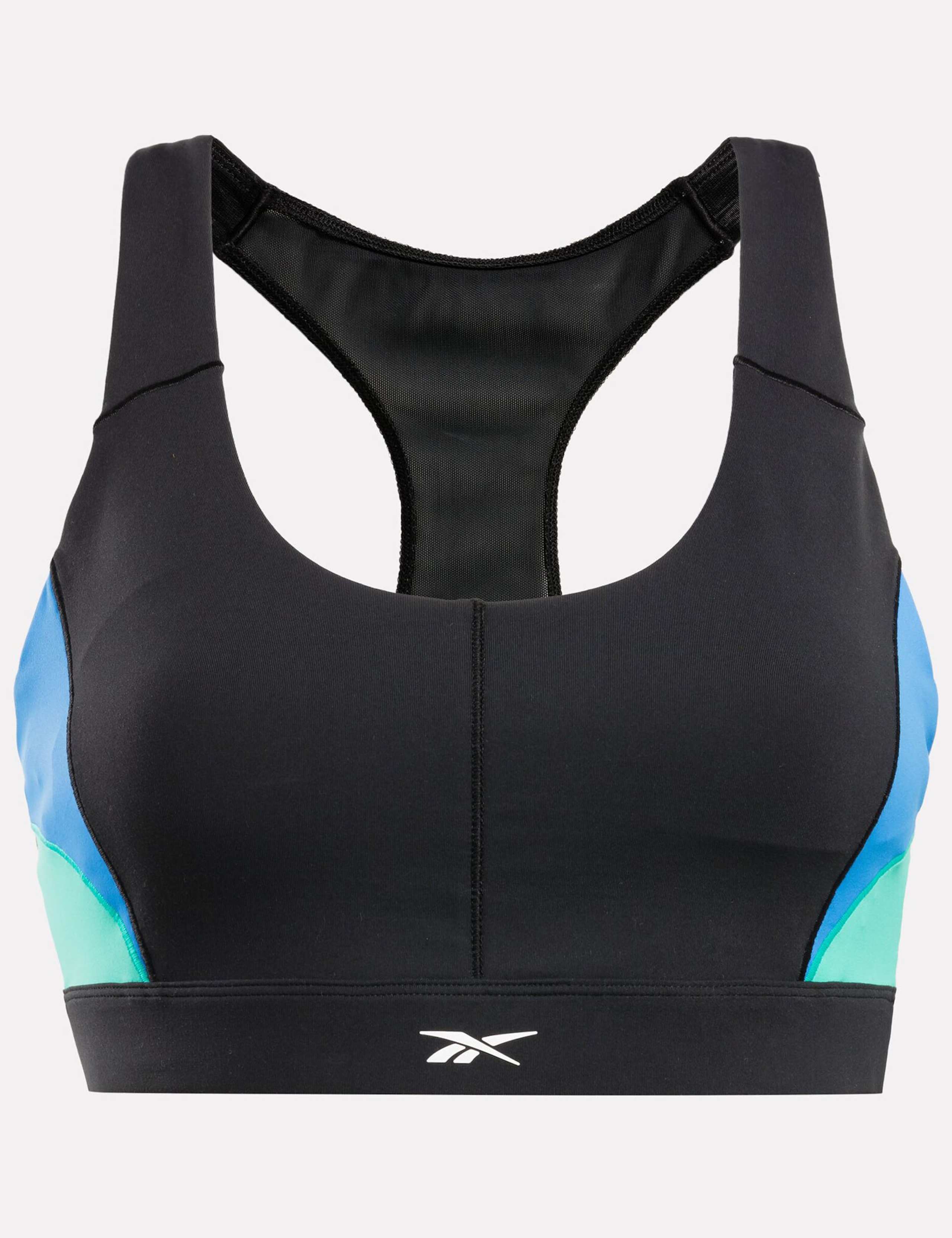 Lux Colour Block Racer Sports Bra 2 of 6