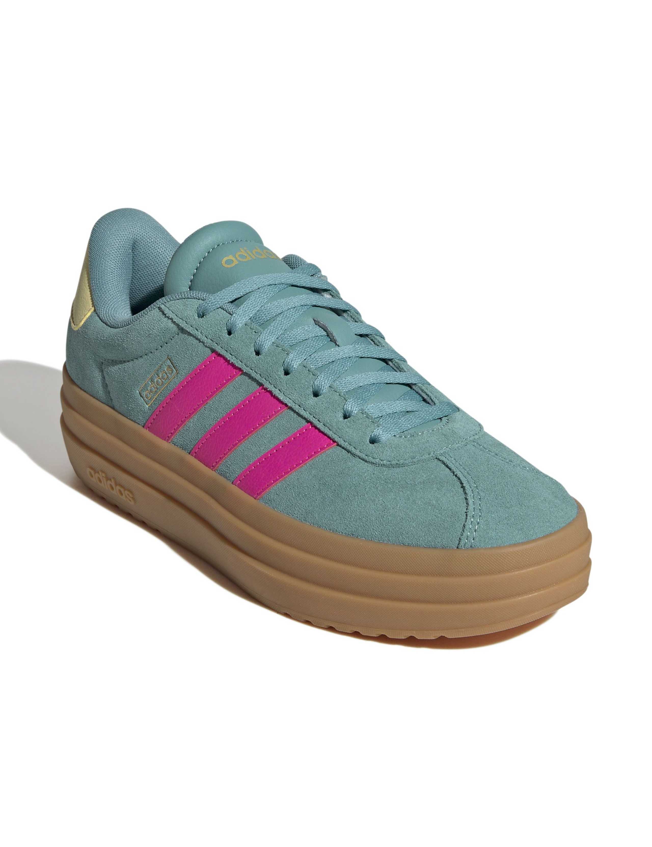 VL Court Bold Leather Platform Trainers 2 of 4