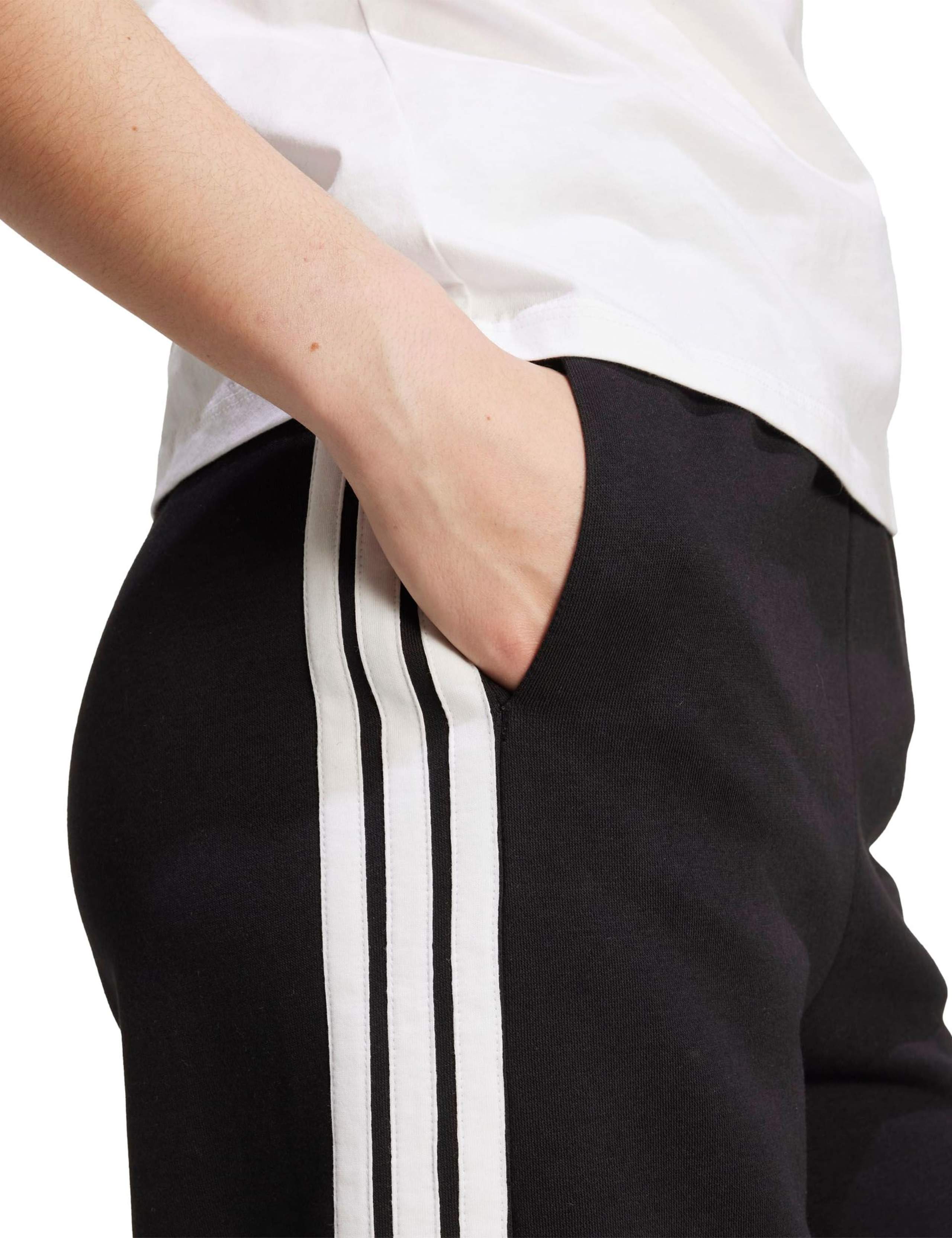 3-Stripes Fleece Wide Leg Joggers 5 of 6