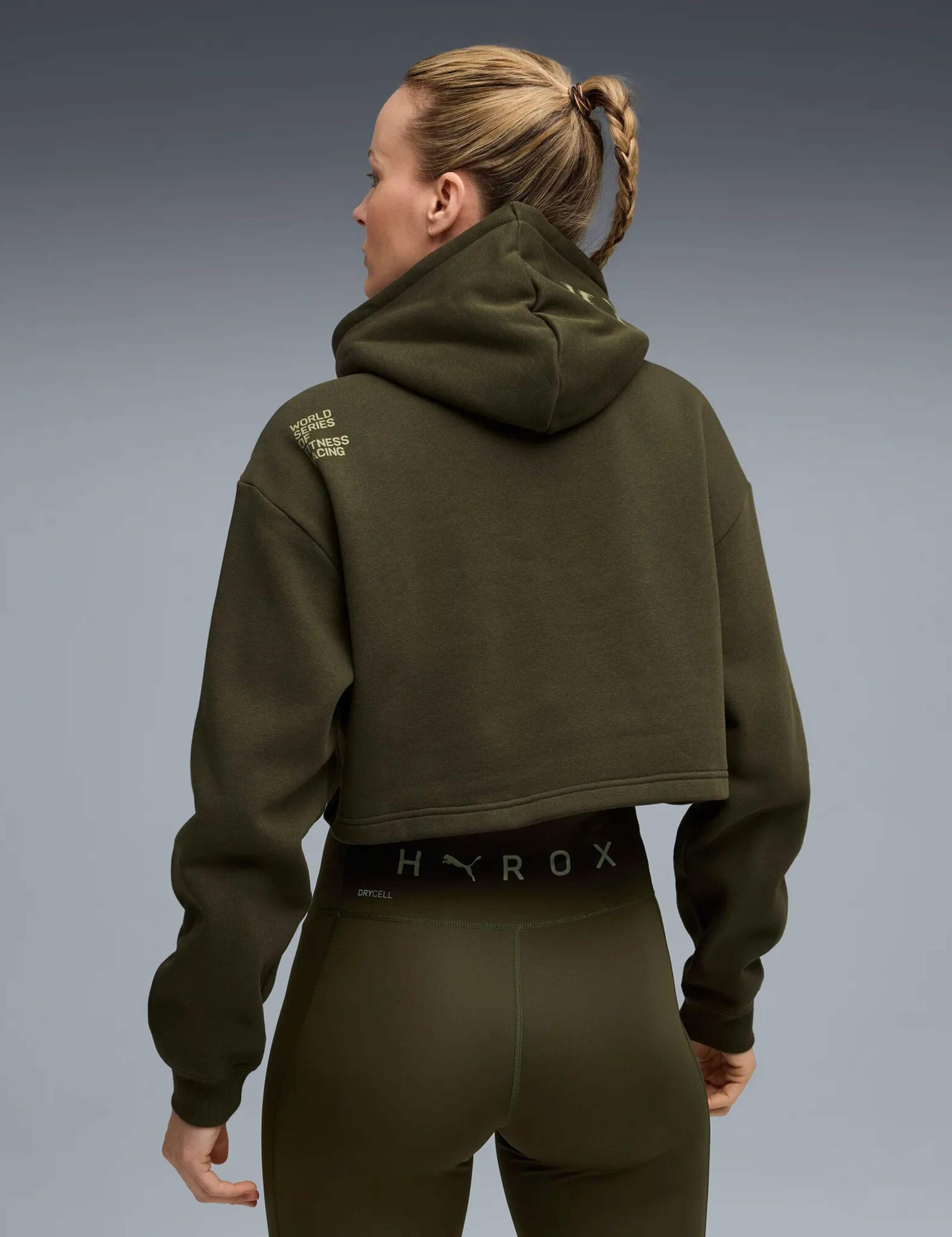 X Hyrox Heavyweight Cropped Hoodie 3 of 4