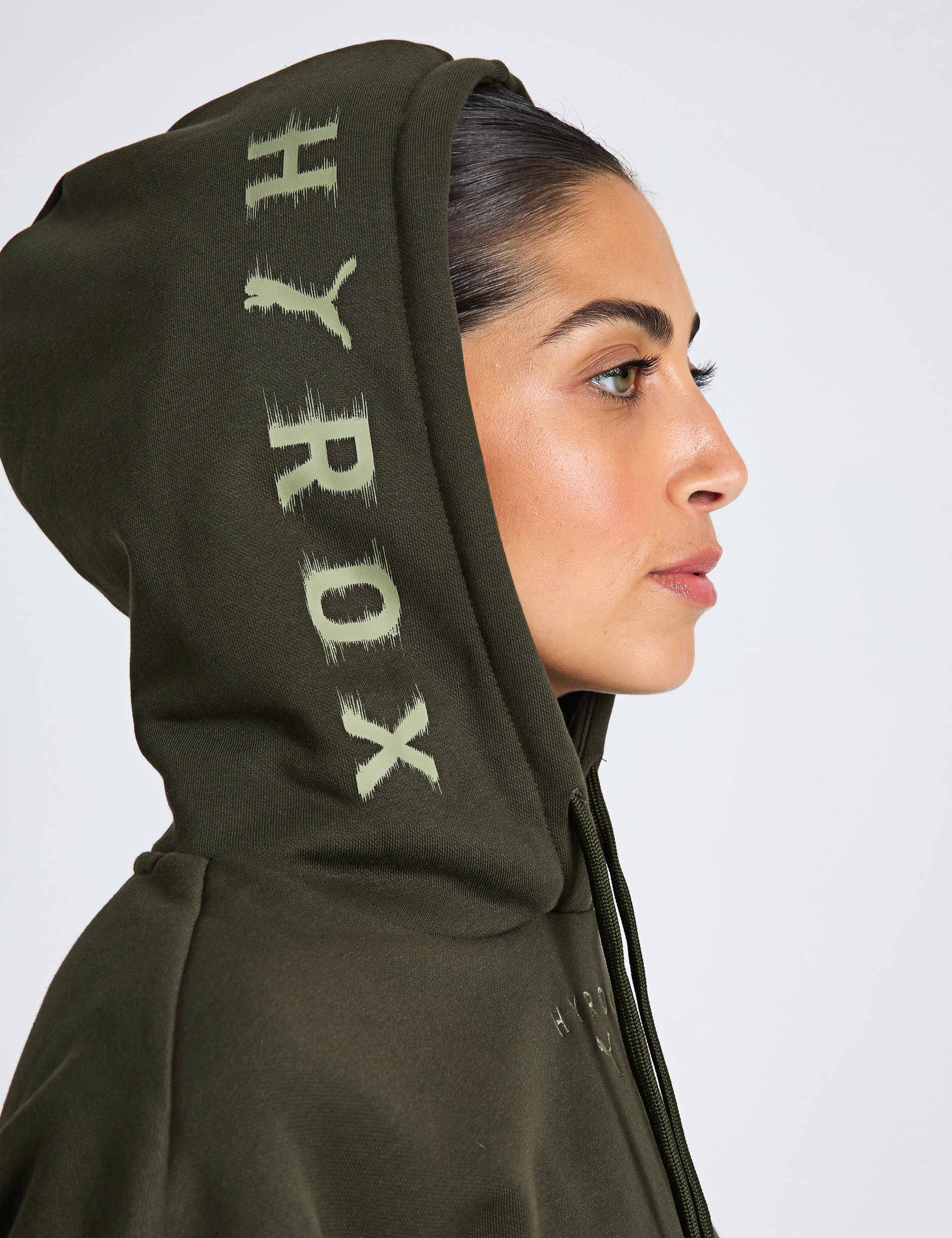 X Hyrox Cotton Rich Crop Hoodie 6 of 7