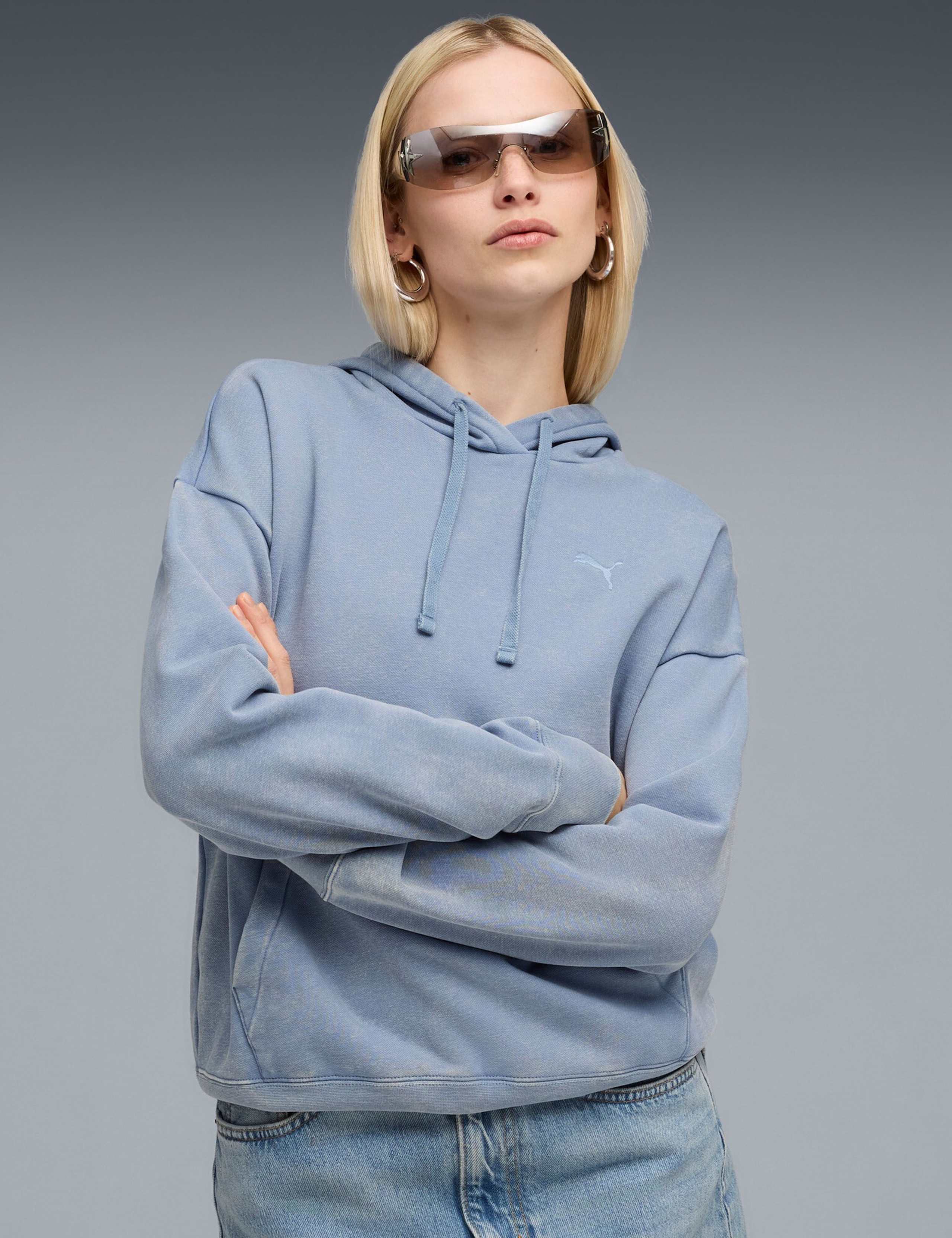 Essentials Elevated Cotton Rich Relaxed Hoodie 1 of 4