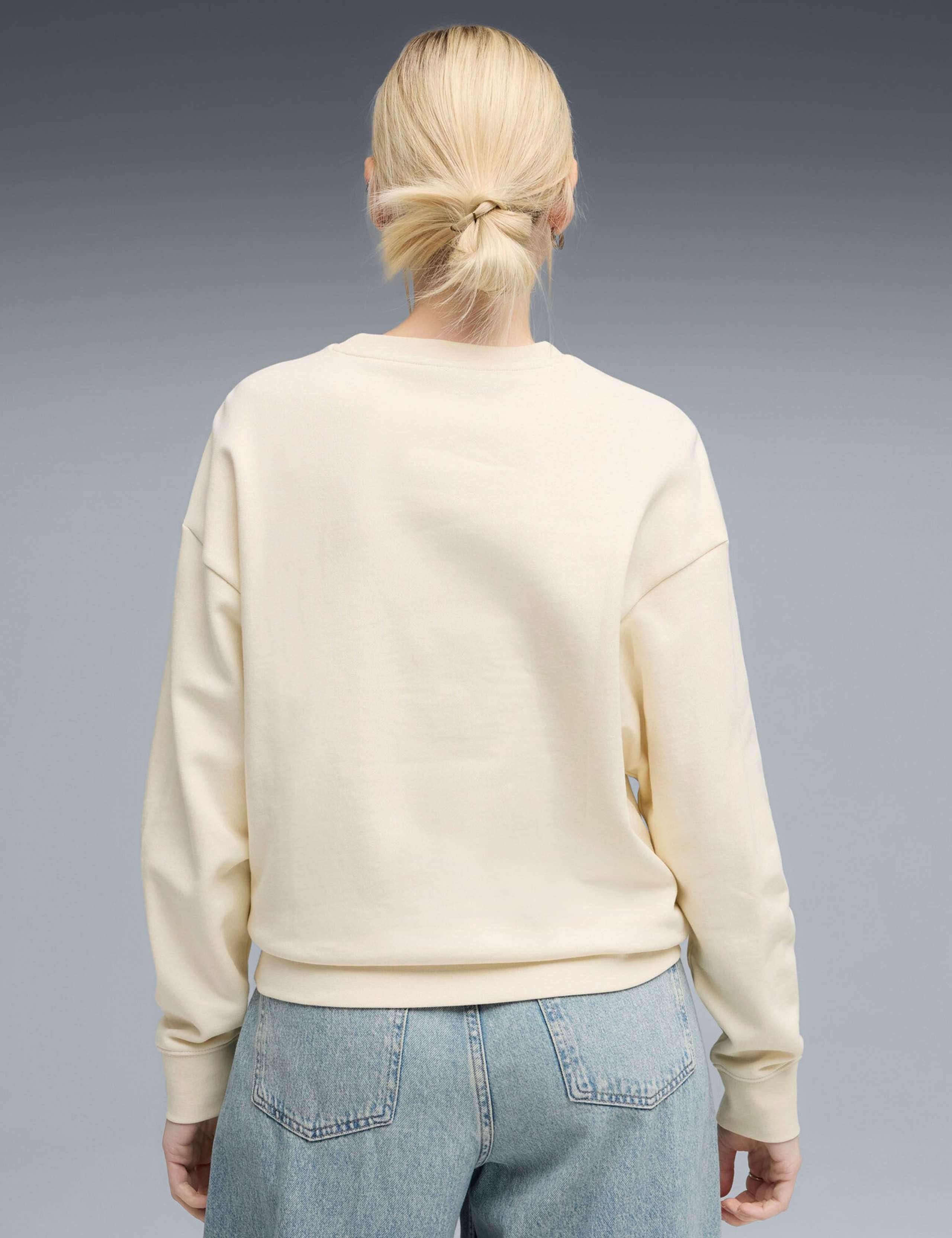 Essentials Elevated Pure Cotton Sweatshirt 3 of 4